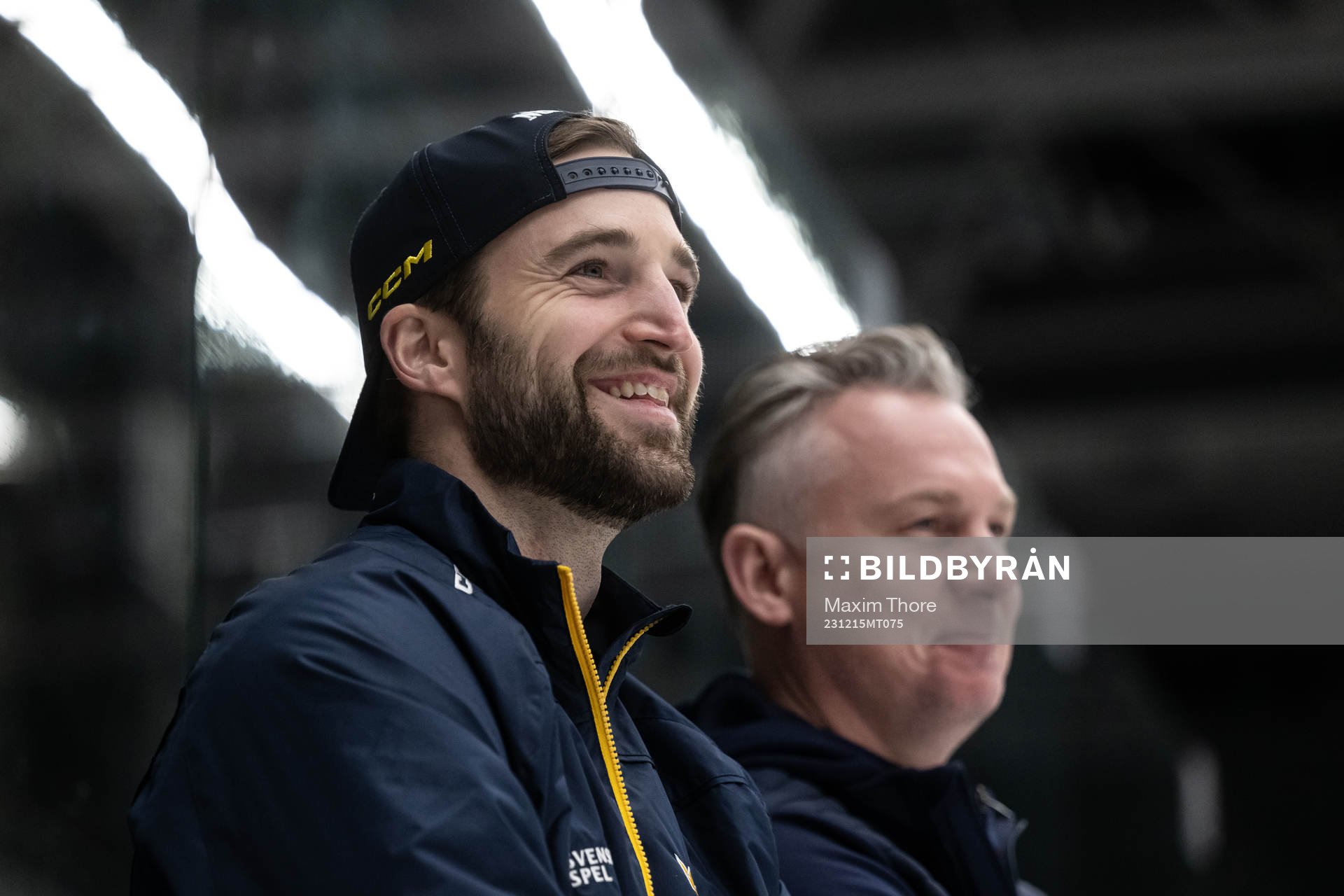 Physiotherapist Oscar Björsfält of the Swedish under-20
