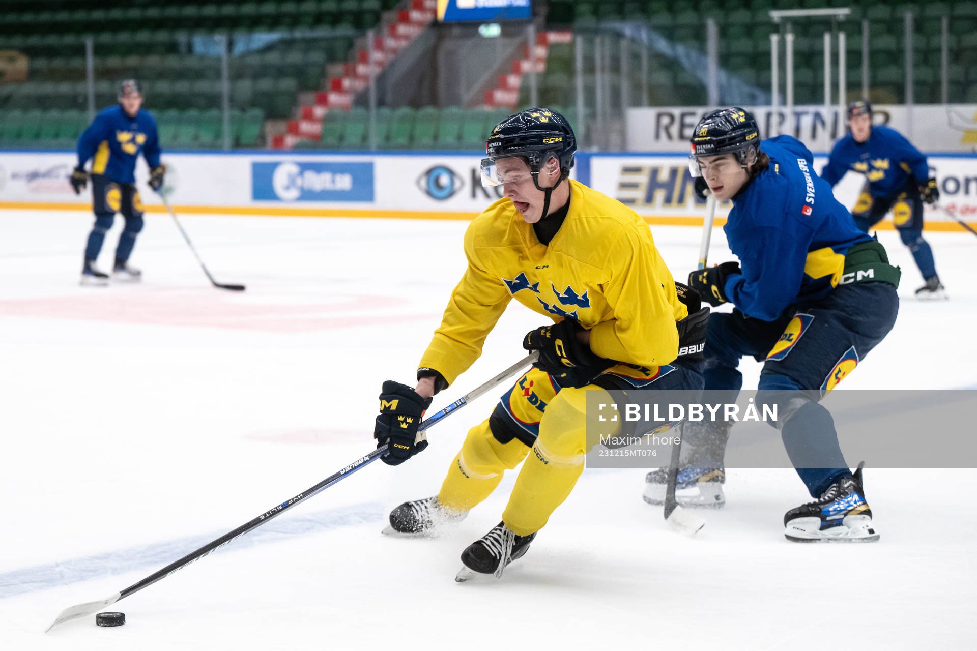Anton Johansson and Liam Öhgren of the Swedish under-20