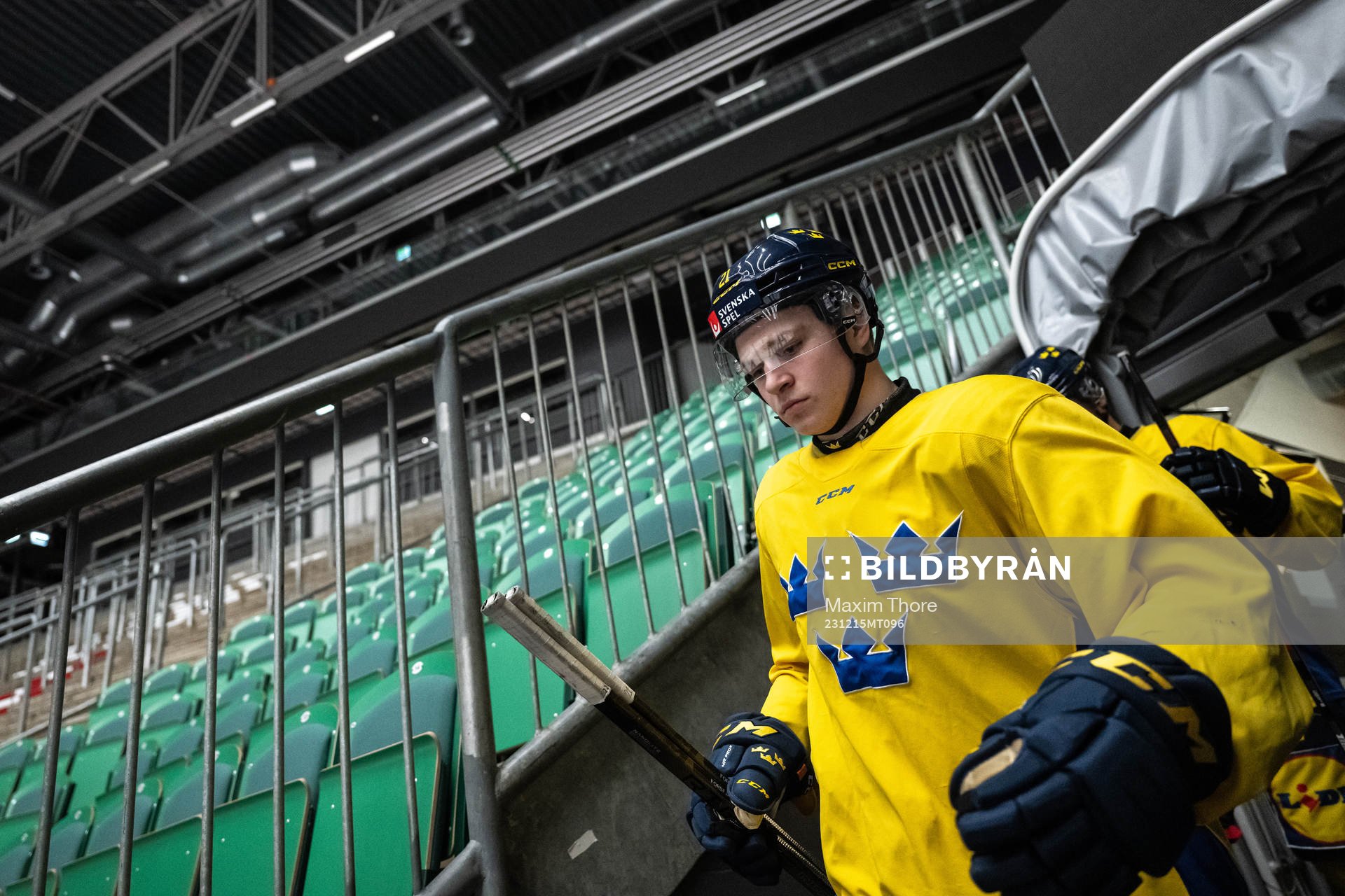 Zeb Forsfjäll of the Swedish under-20 national ice hockey