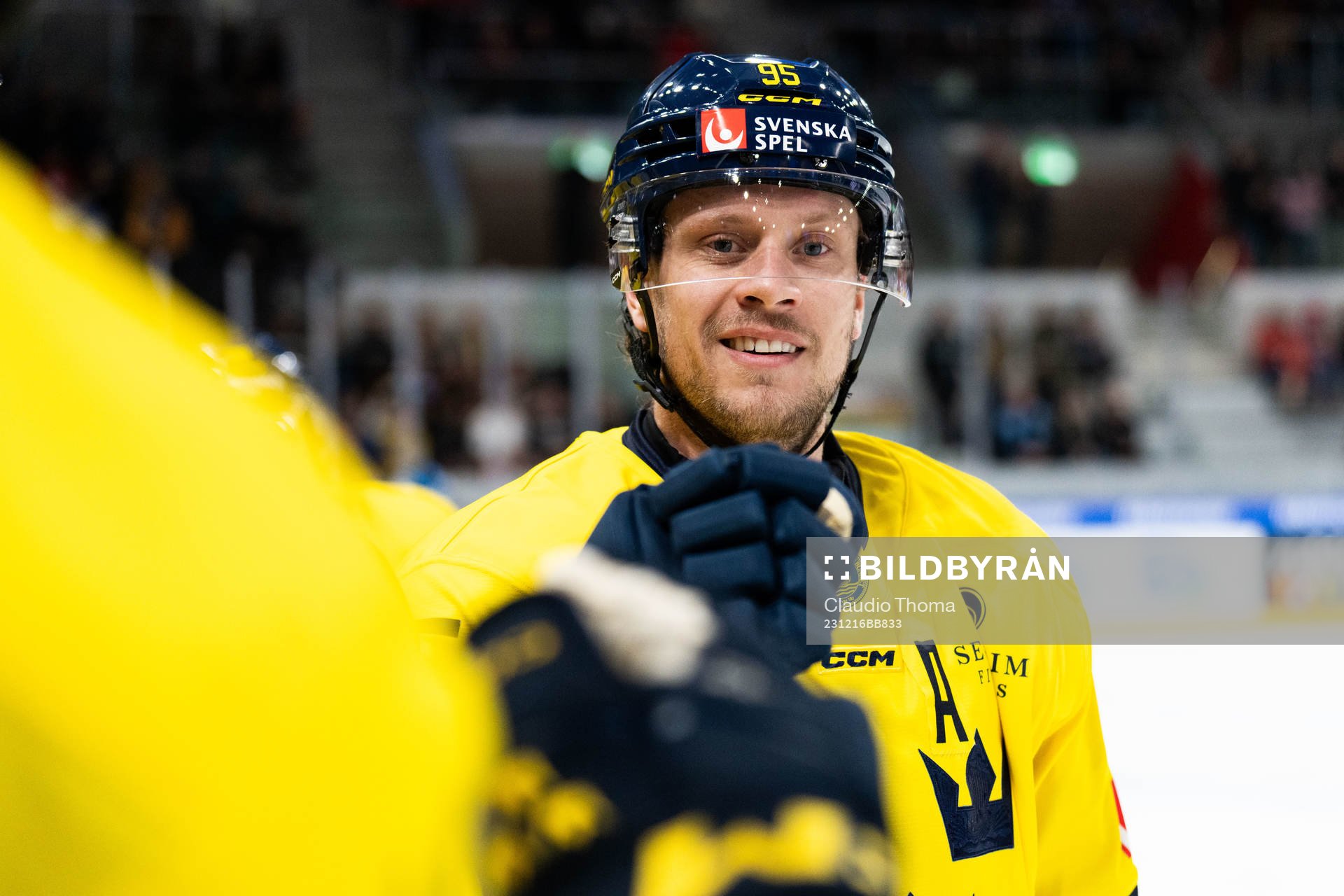 Jacob de la Rose of Sweden celebrates