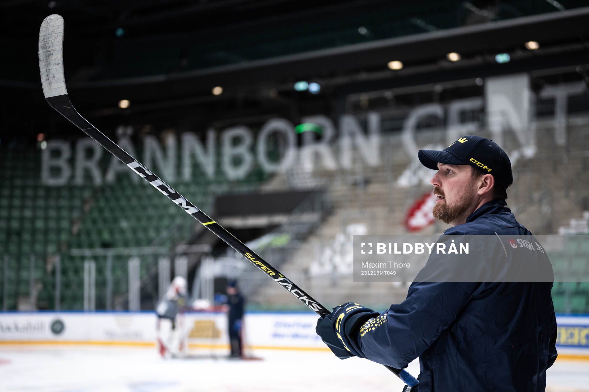 Assistant coach Pierre Johnsson of the Swedish under-20