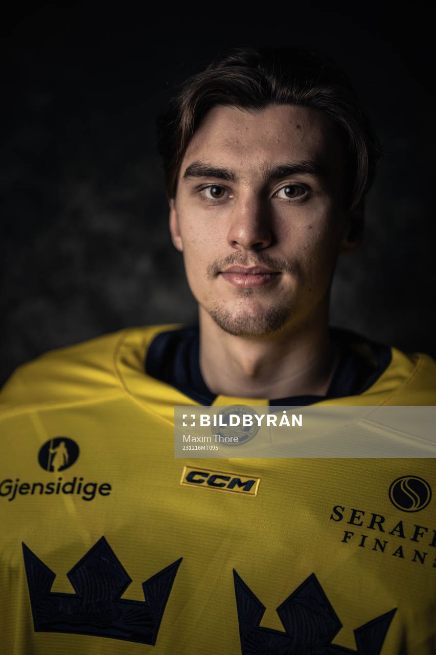 Goaltender Kevin Reidler of the Swedish under-20 national