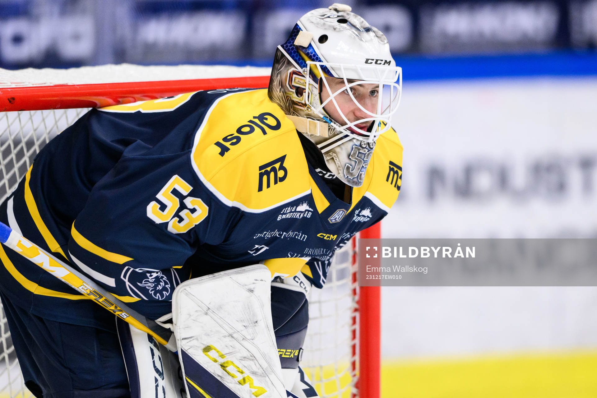 Södertäljes målvakt Claes Endre