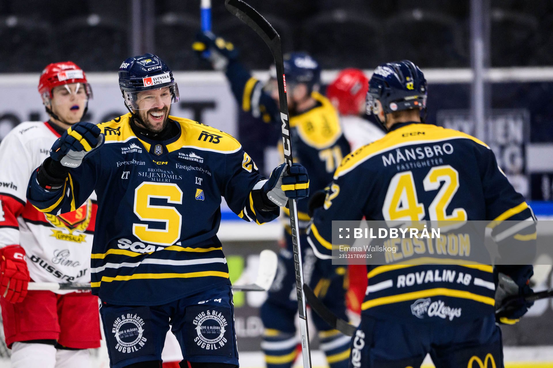Södertäljes Marcus Eriksson jublar