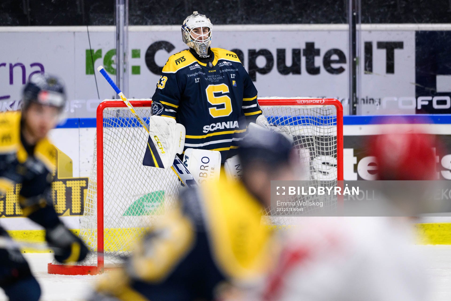 Södertäljes målvakt Claes Endre