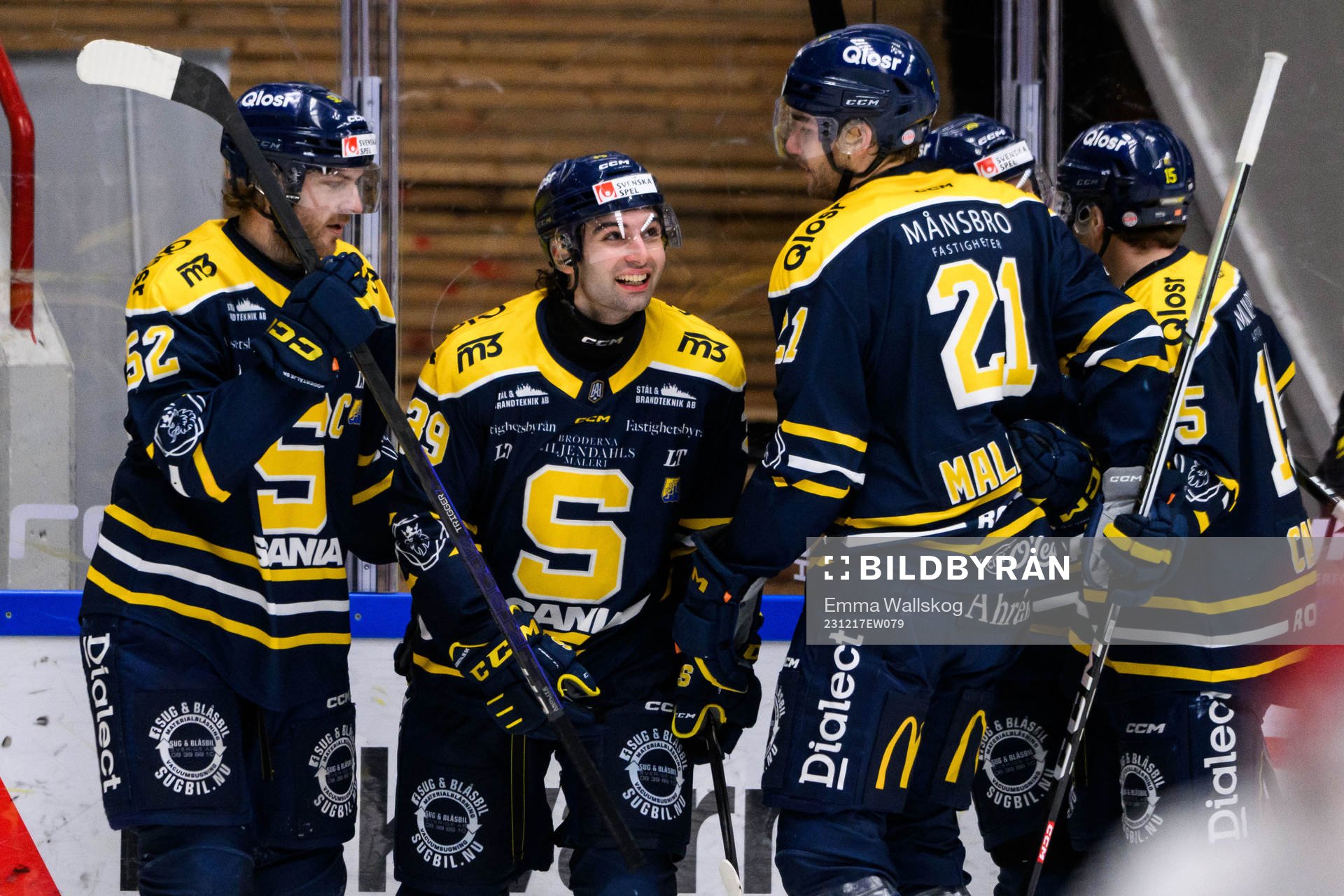 Södertäljes Stelio Mattheos jublar