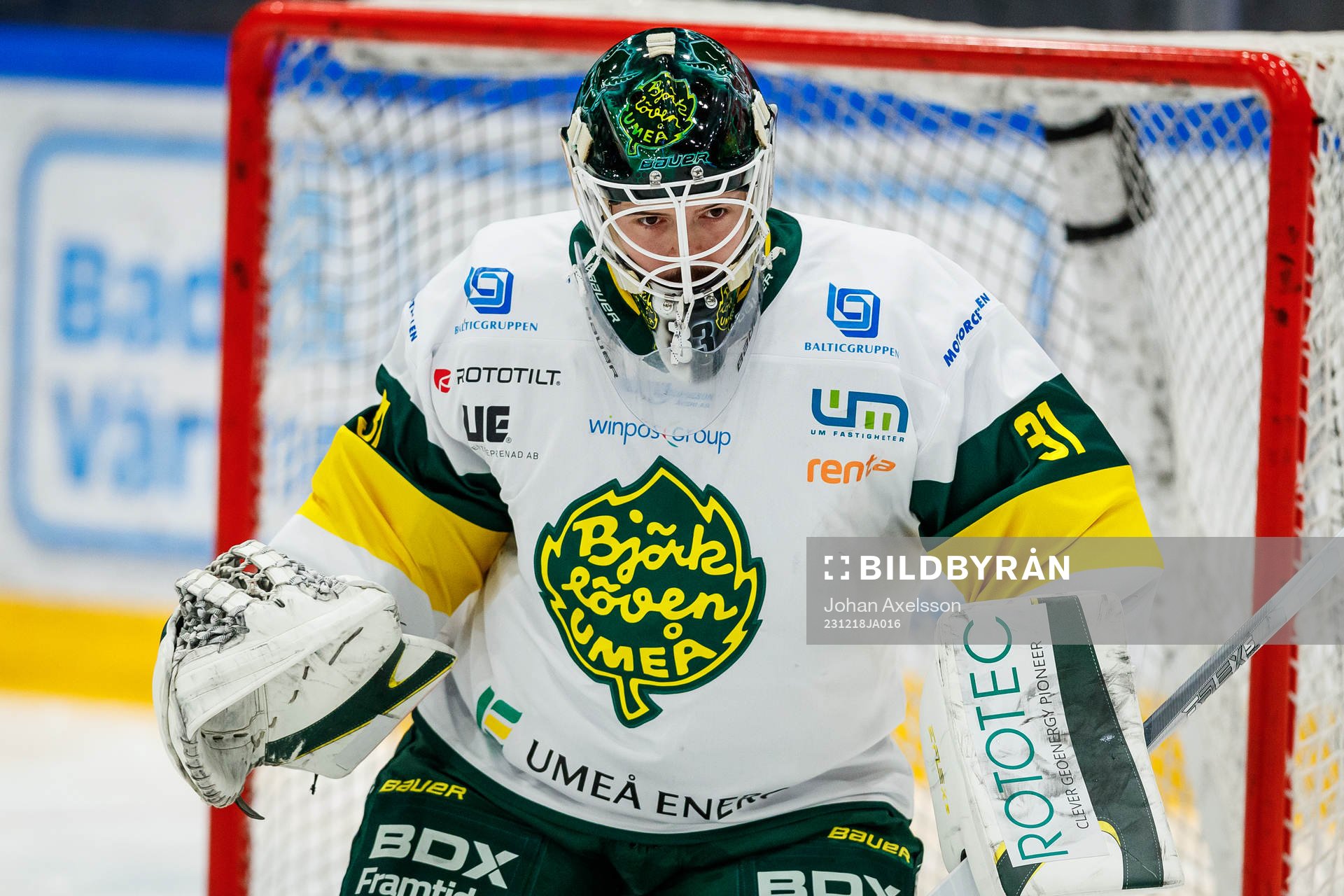Björklövens målvakt Alex D’orio