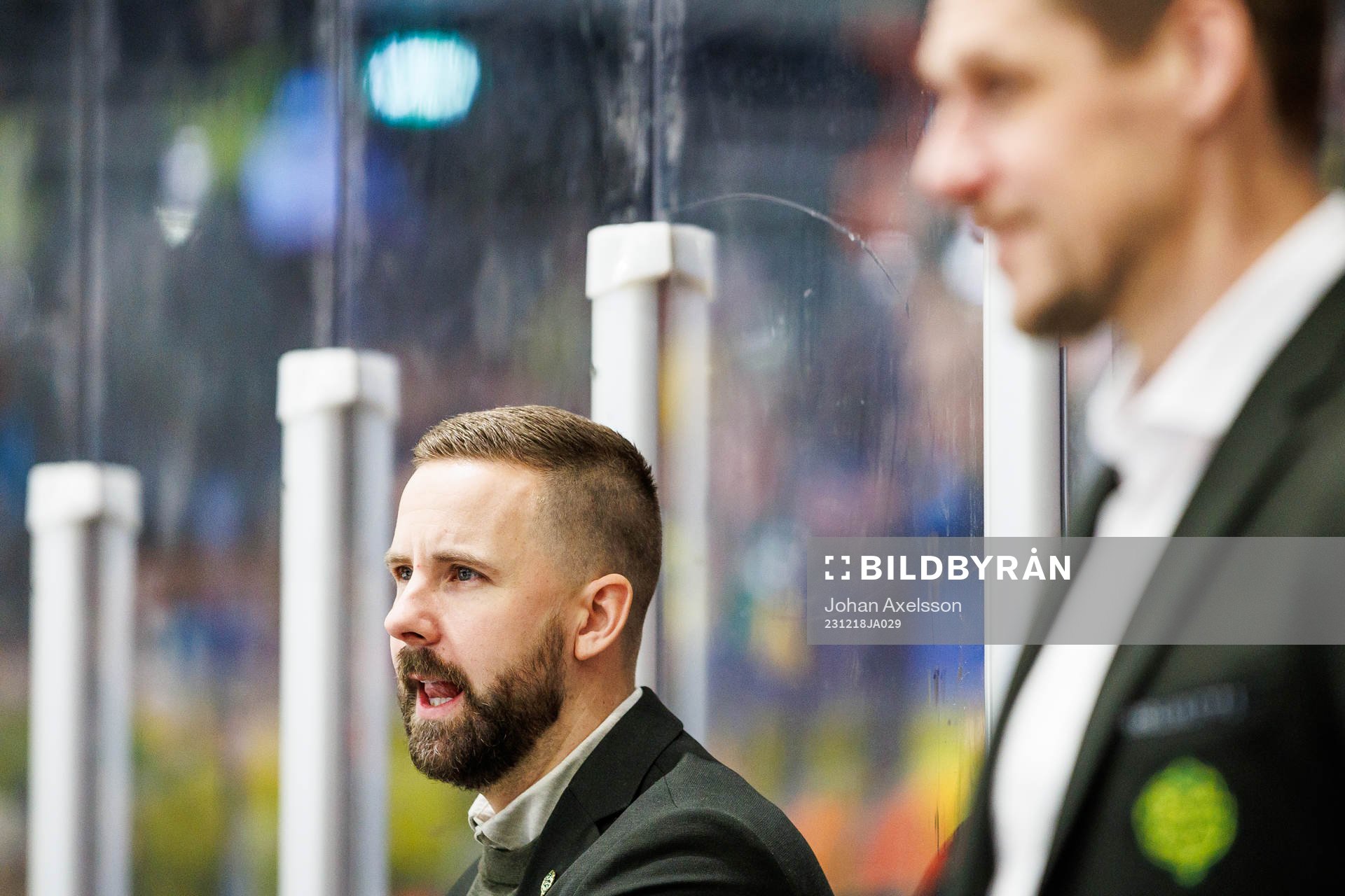 Björklövens huvudtränare Viktor Stråhle
