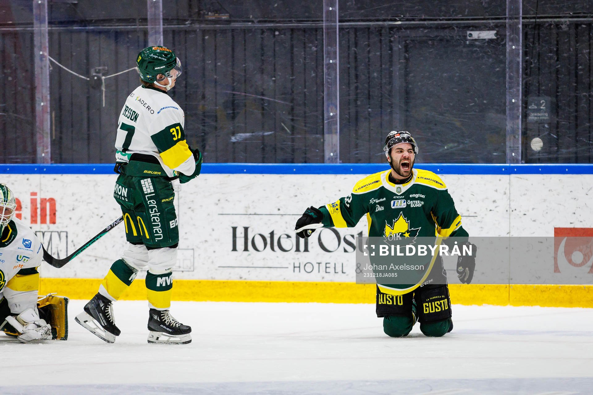 Östersunds Carl Skärström  jublar