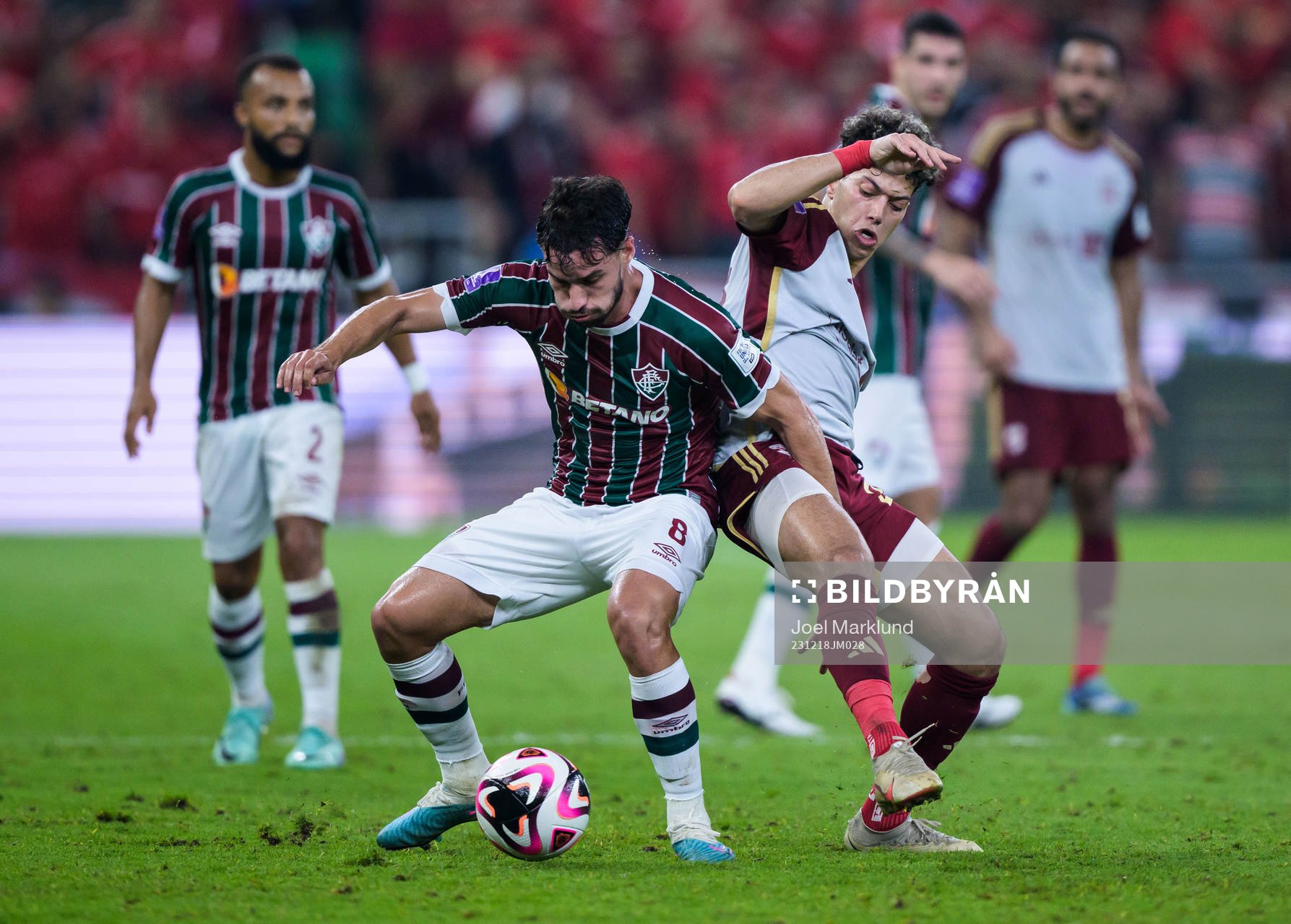 Martinelli of Fluminense and Emam Ashour of Al Ahly
