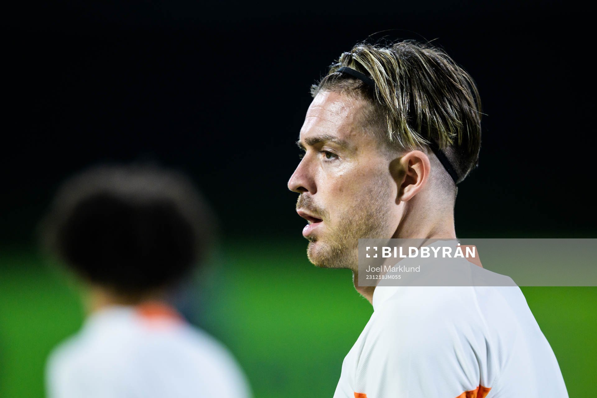 Jack Grealish of Manchester City at a training session