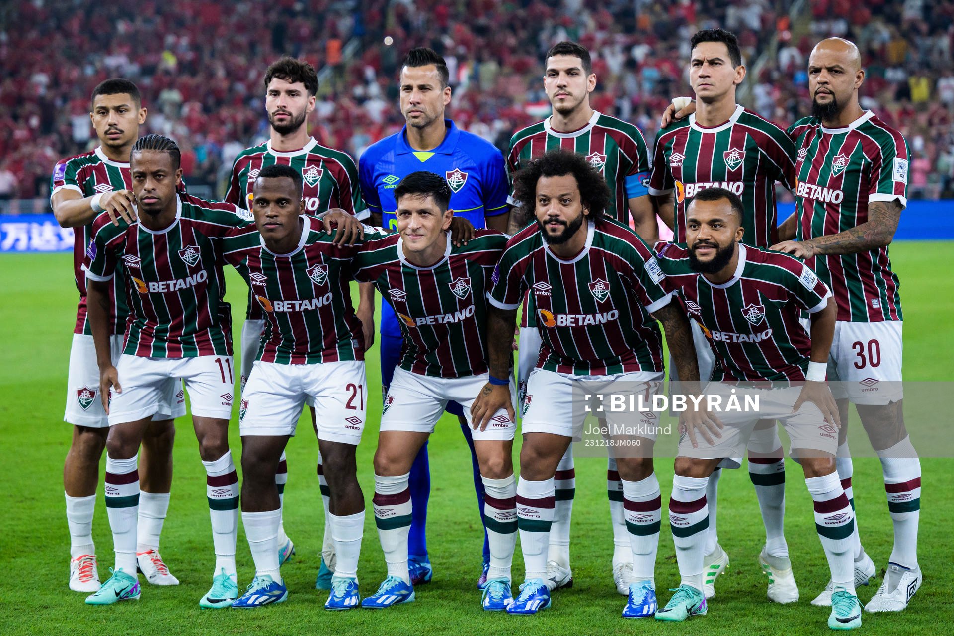 The starting eleven of Fluminense