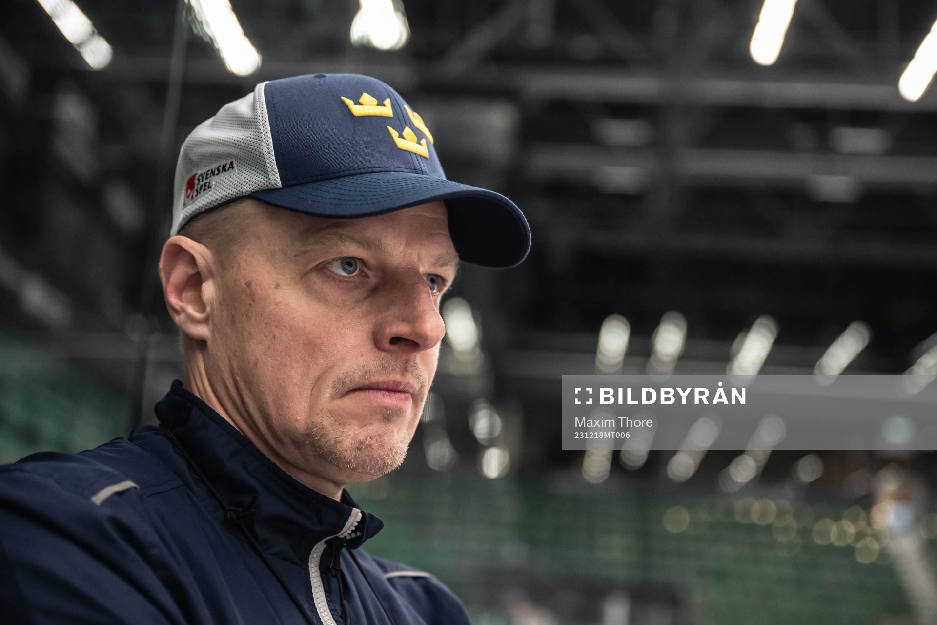 Head coach Magnus Hävelid of the Swedish under-20 national