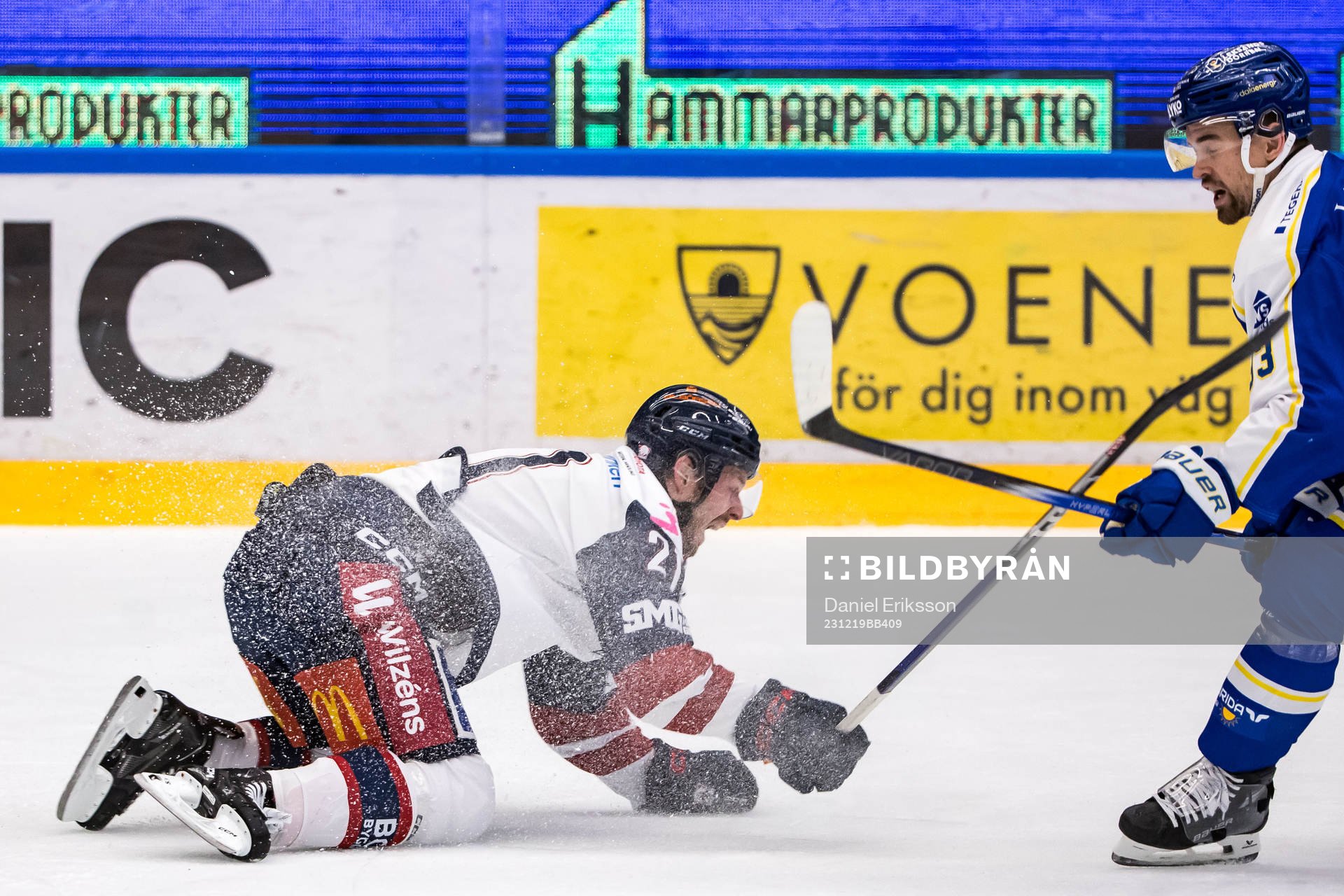 Linköpings Christoffer Ehn och Leksands Eddie Larsson