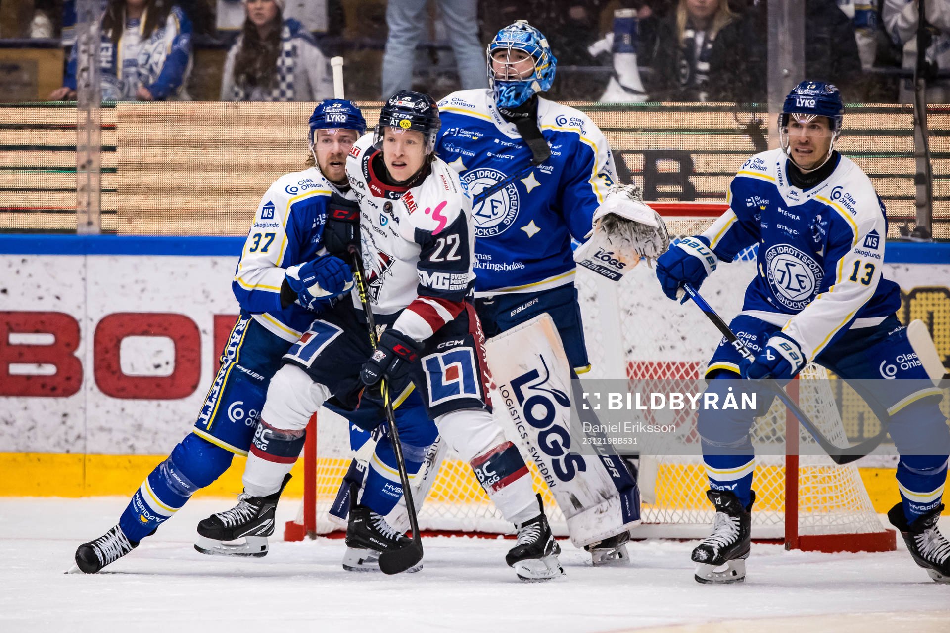 Leksands Anton Lindholm och Linköpings Vilmos Gallo och