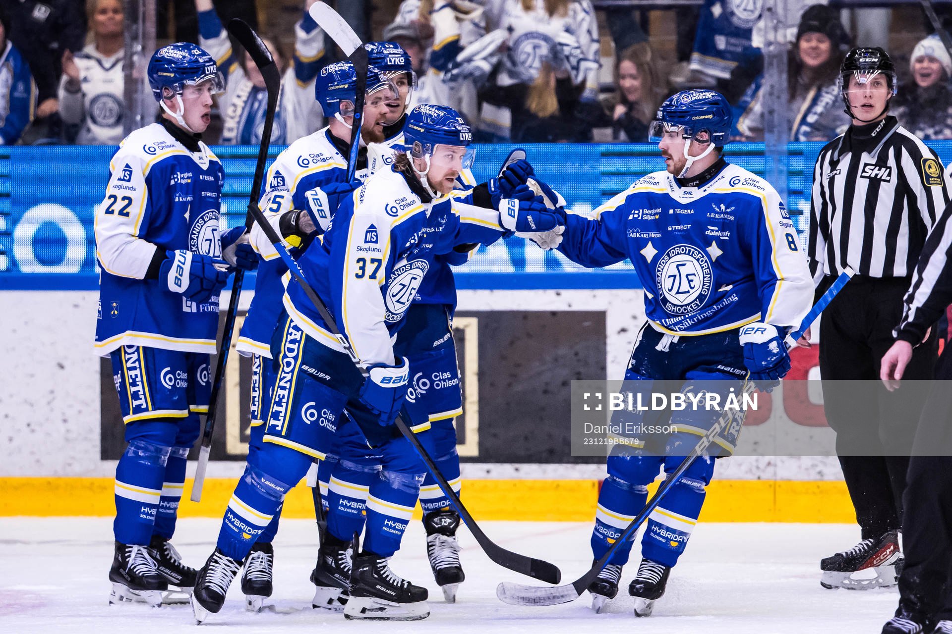 Leksands Anton Lindholm jublar