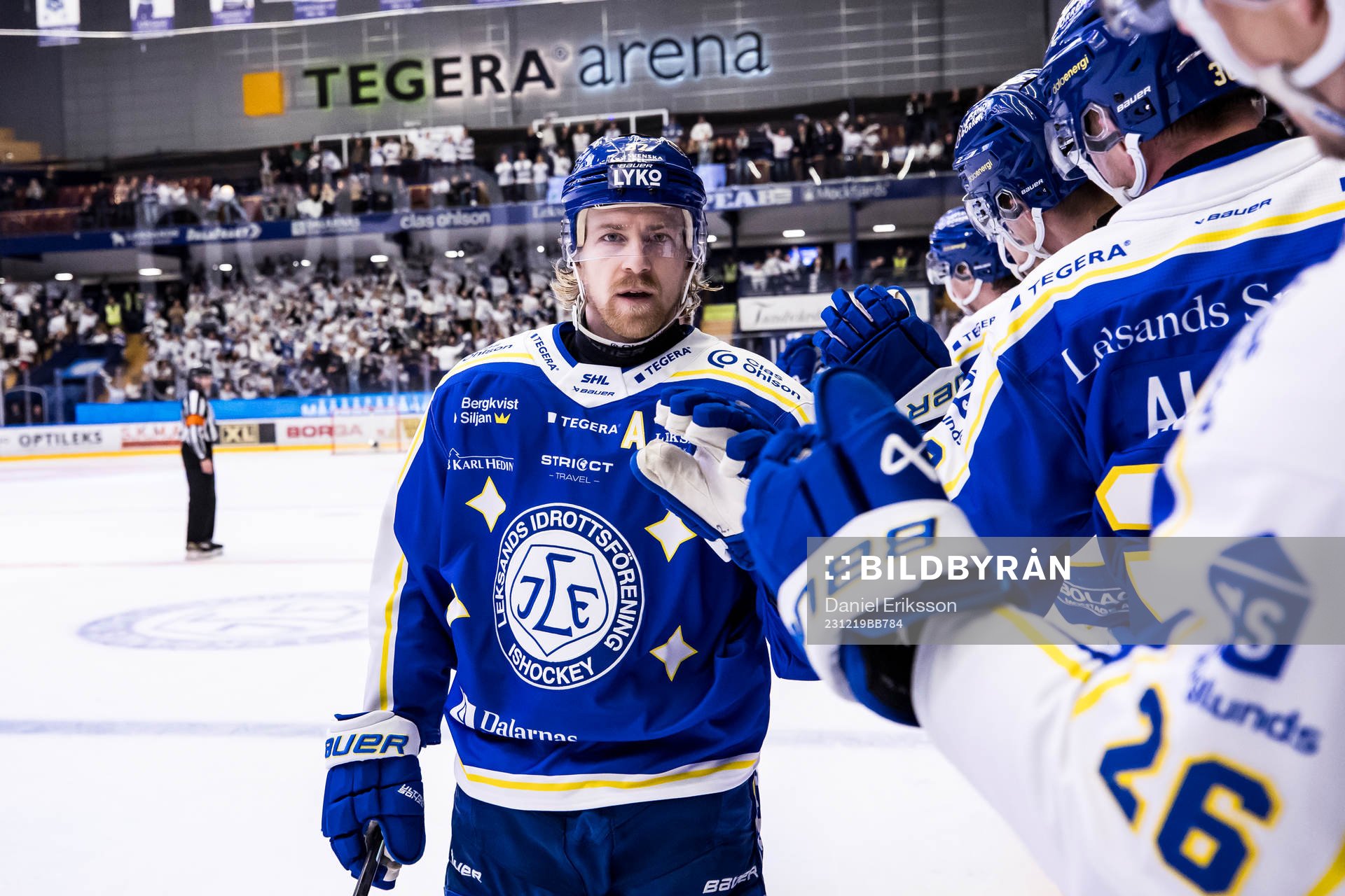 Leksands Anton Lindholm jublar