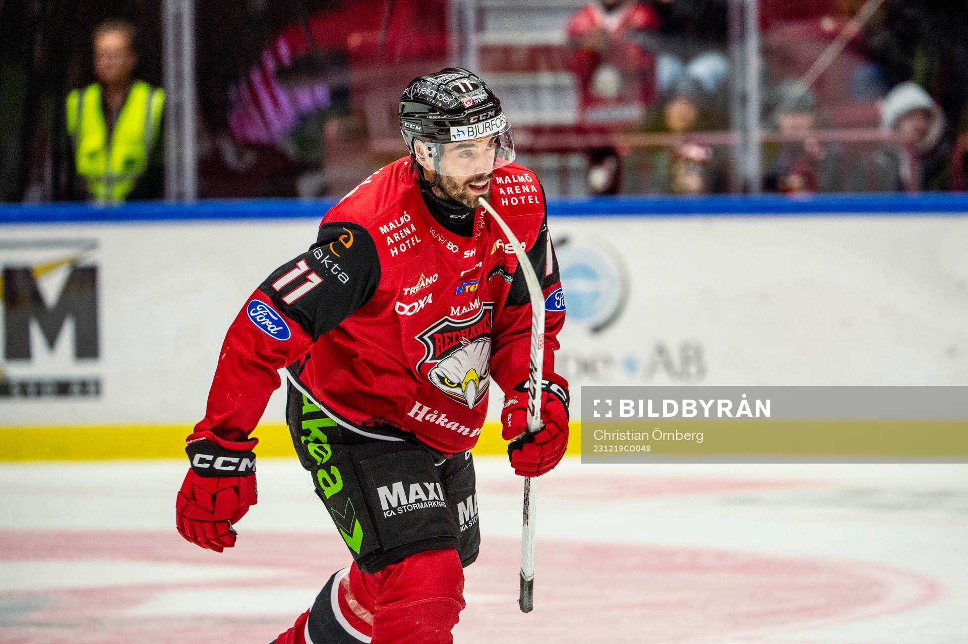 Malmö Redhawks Markus Lauridsen jublar