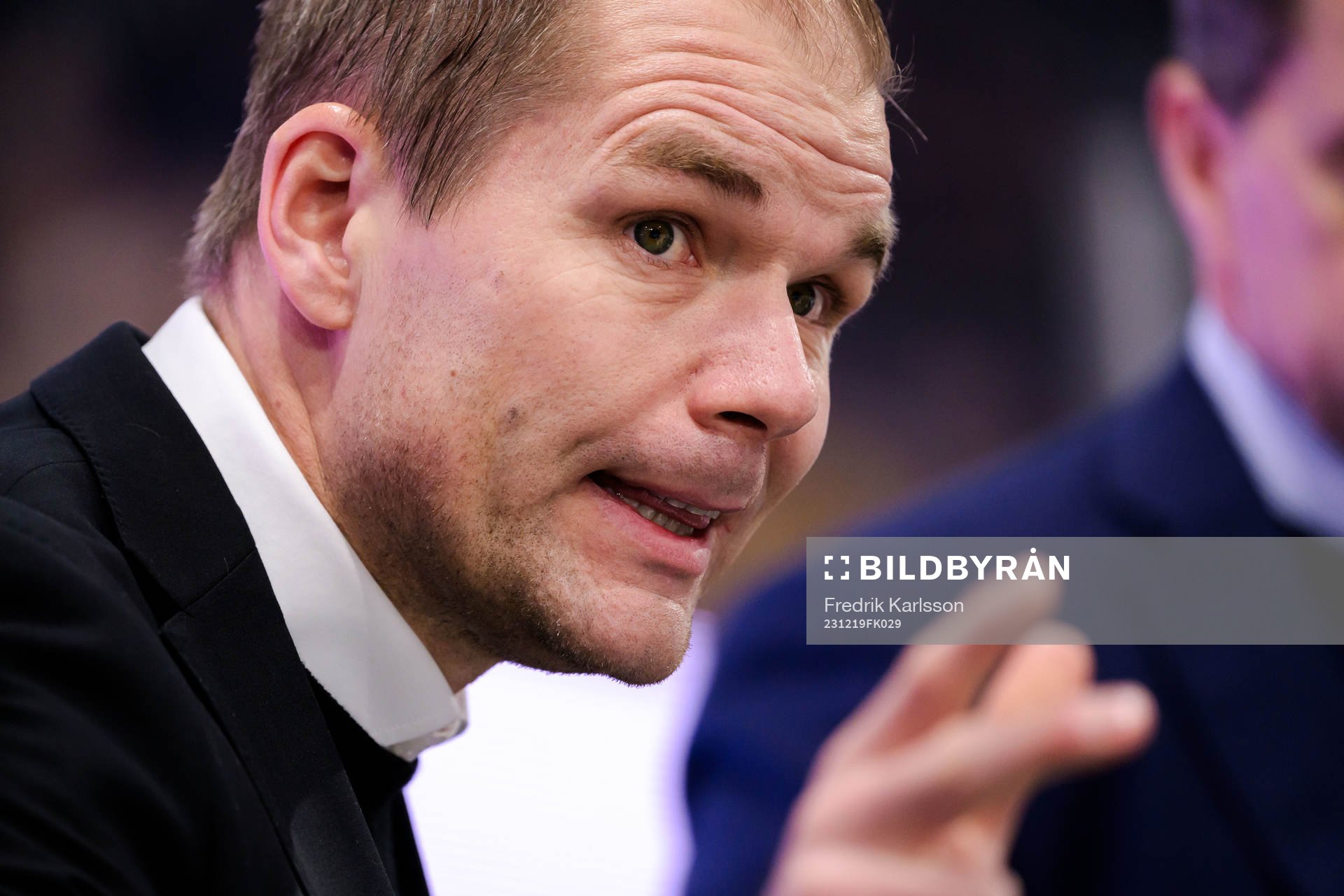 Färjestads tränare Thomas Mitell