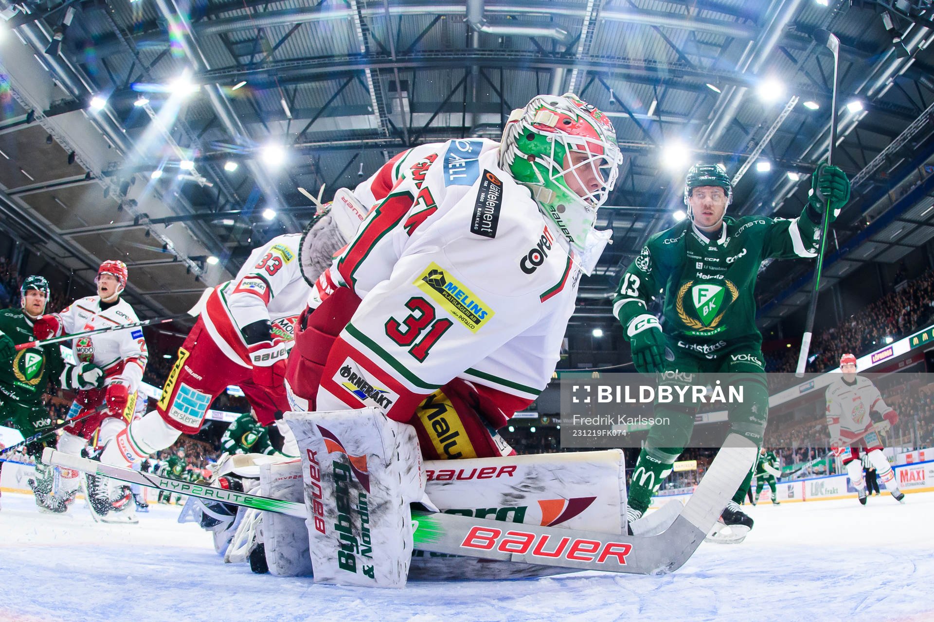 Färjestads Joel Kellman jublar