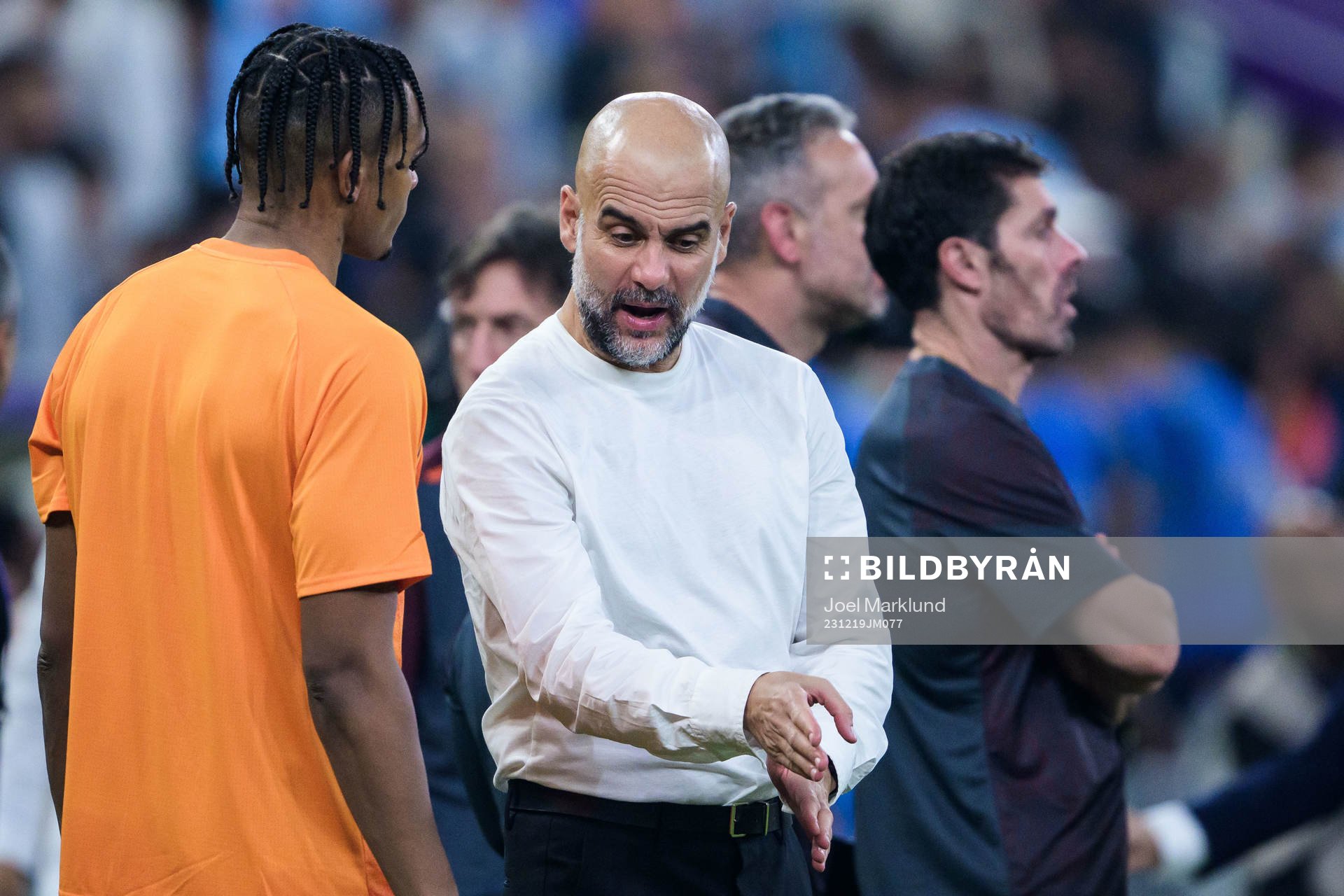 Head coach Pep Guardiola of Manchester City