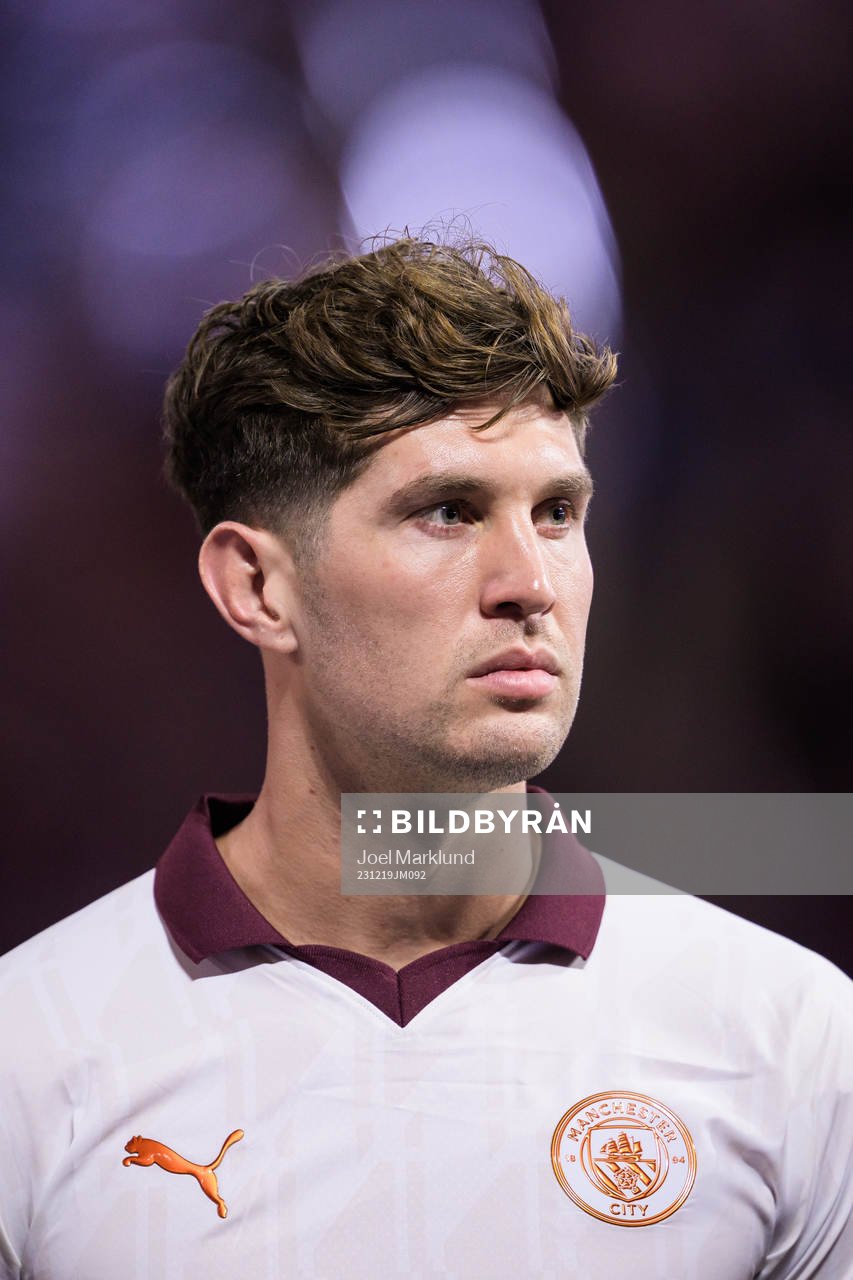 John Stones of Manchester City ahead of the FIFA Club World Cup semifinal match between Urawa Reds and Manchester City on December 19, 2023 in Jeddah. 