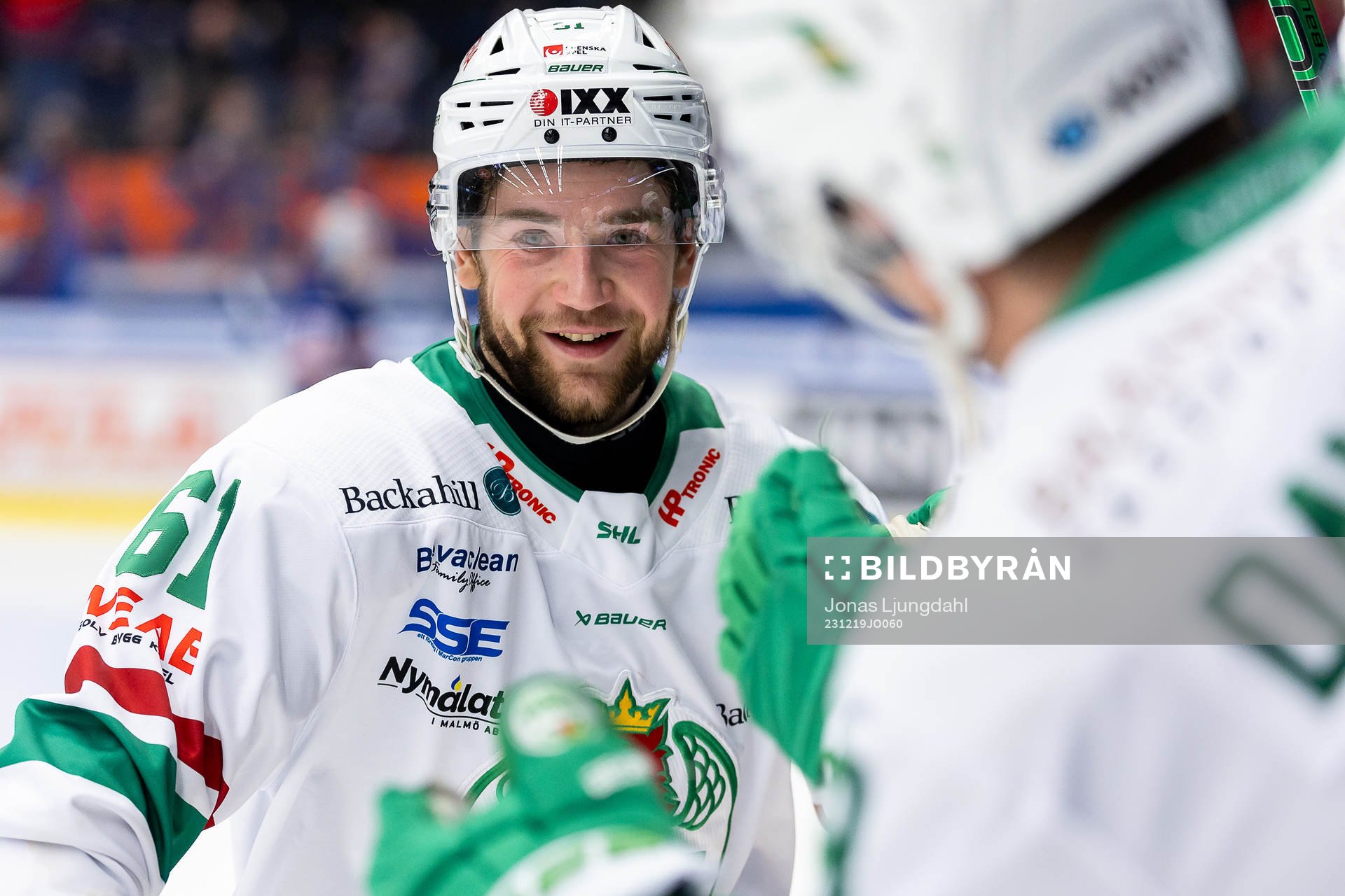 Rögles Lukas Ekeståhl-Jonsson jublar