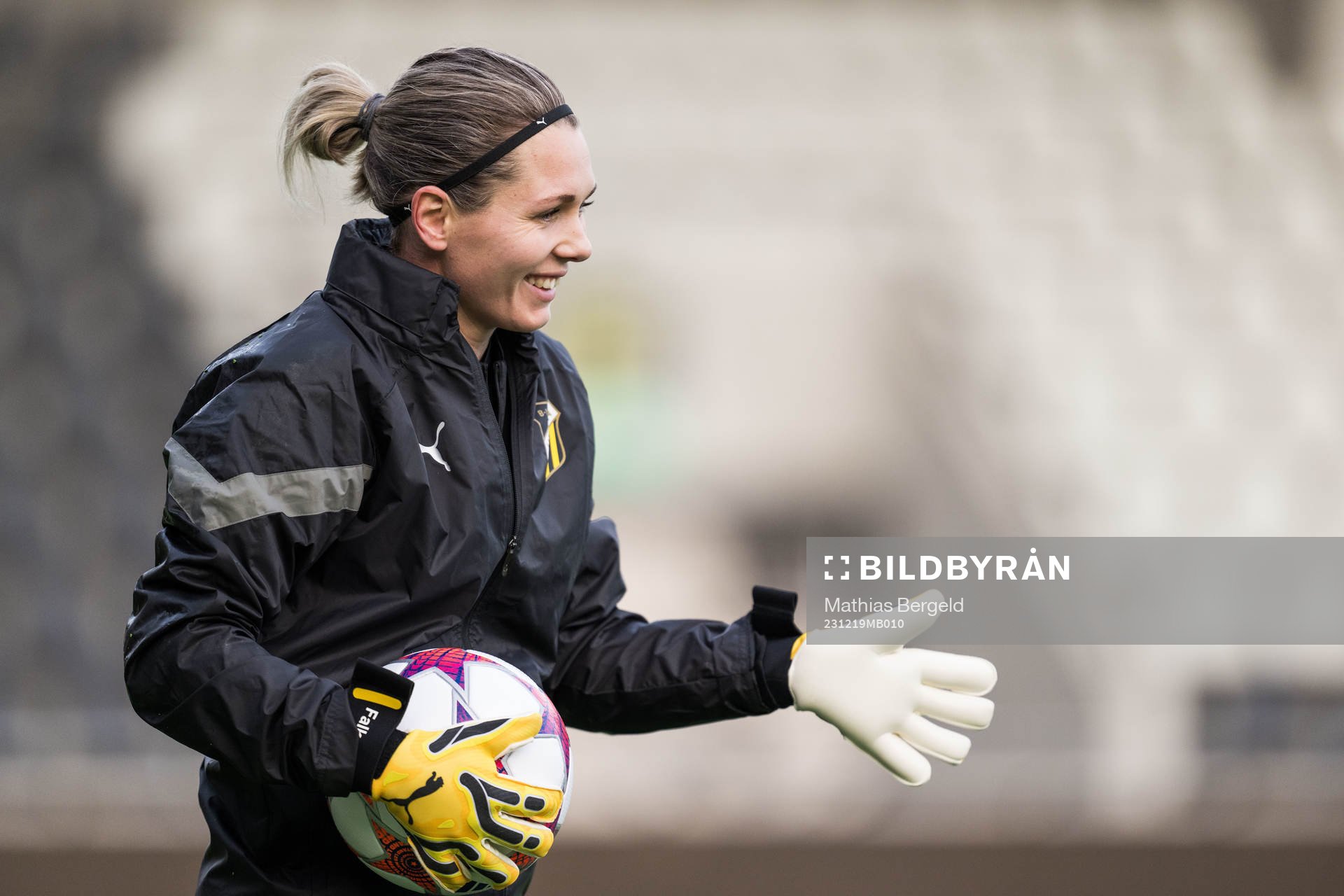 Goalkeeper Jennifer Falk of Häcken