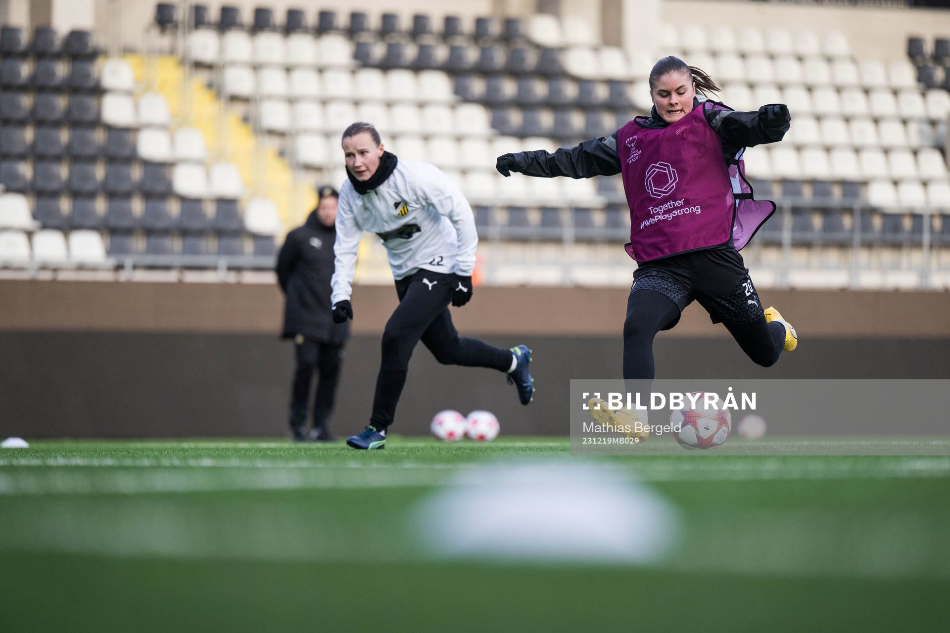 Marika Bergman Lundin and Alexandra Larsson of Häcken