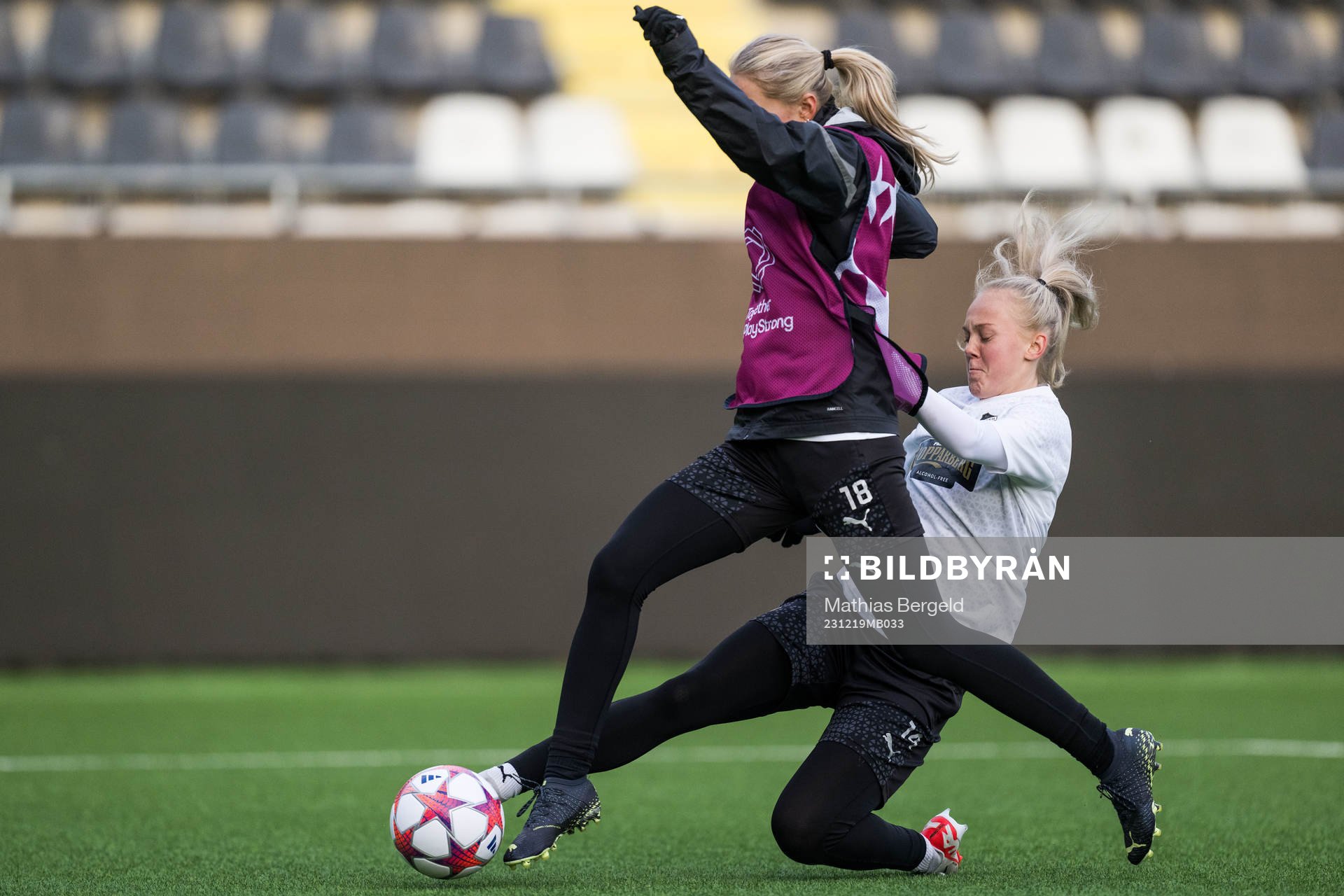 Lisa Löwing and Molly Johansson of Häcken