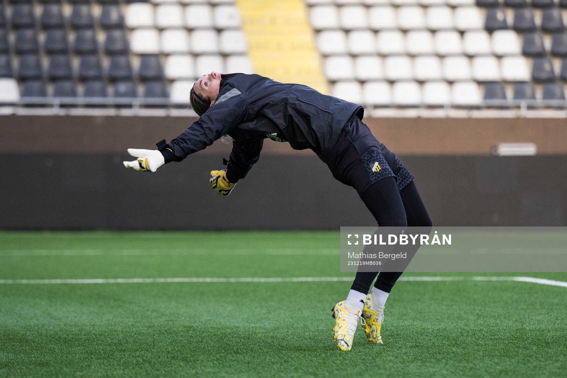 Goalkeeper Jennifer Falk of Häcken