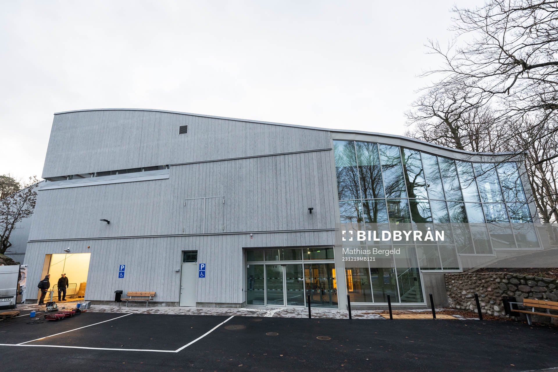 Huvudentrén i Slottsskogsrinken