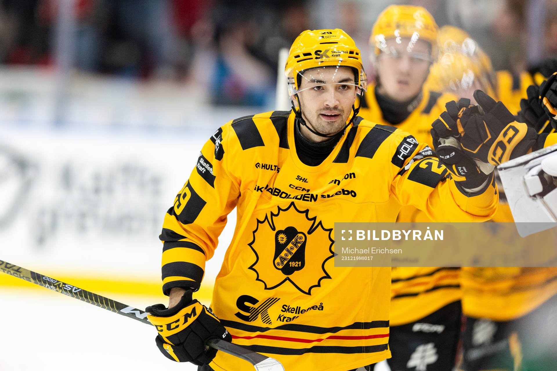 Skellefteås Dylan Sikura jublar