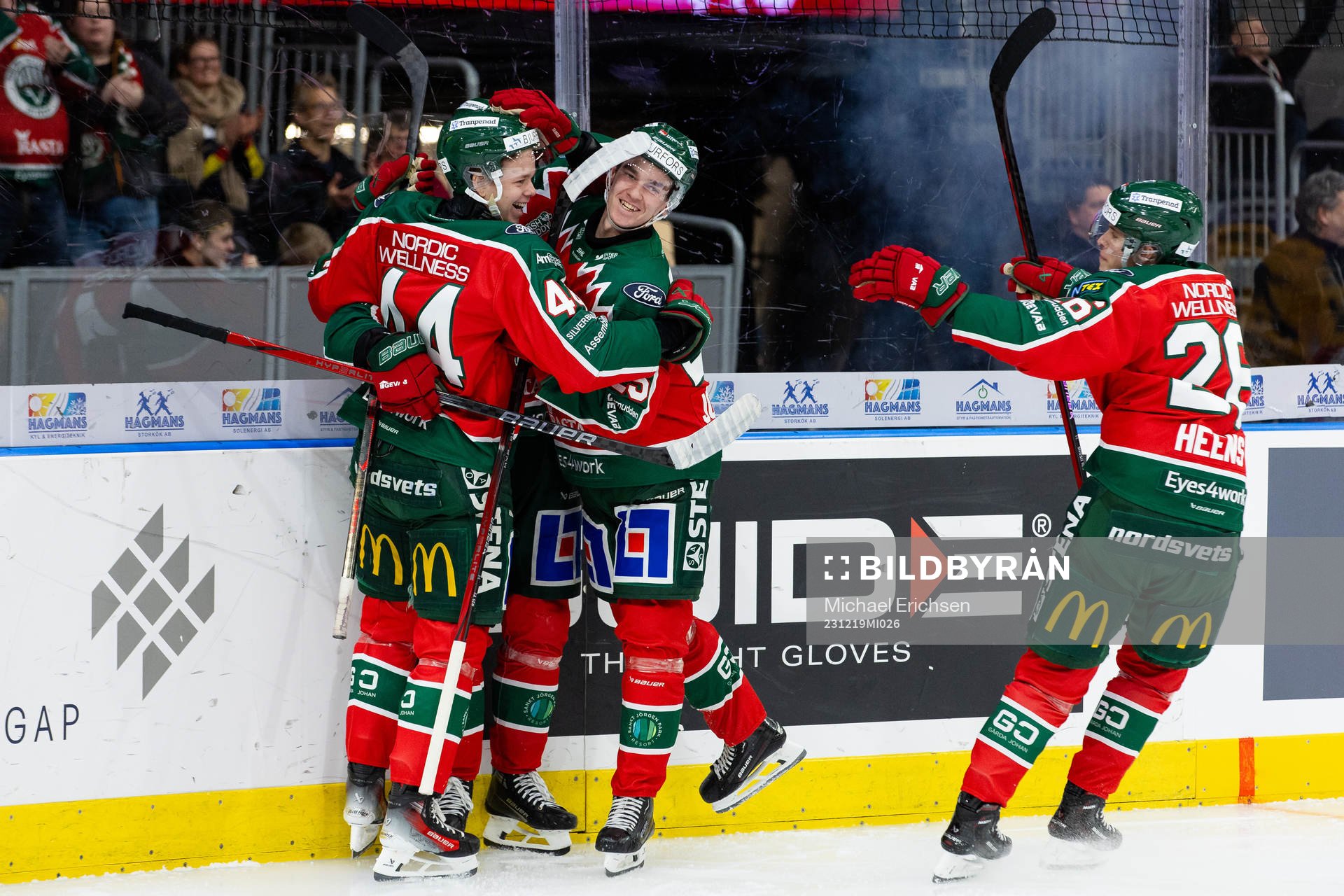 Frölundas Pontus Johansson jublar