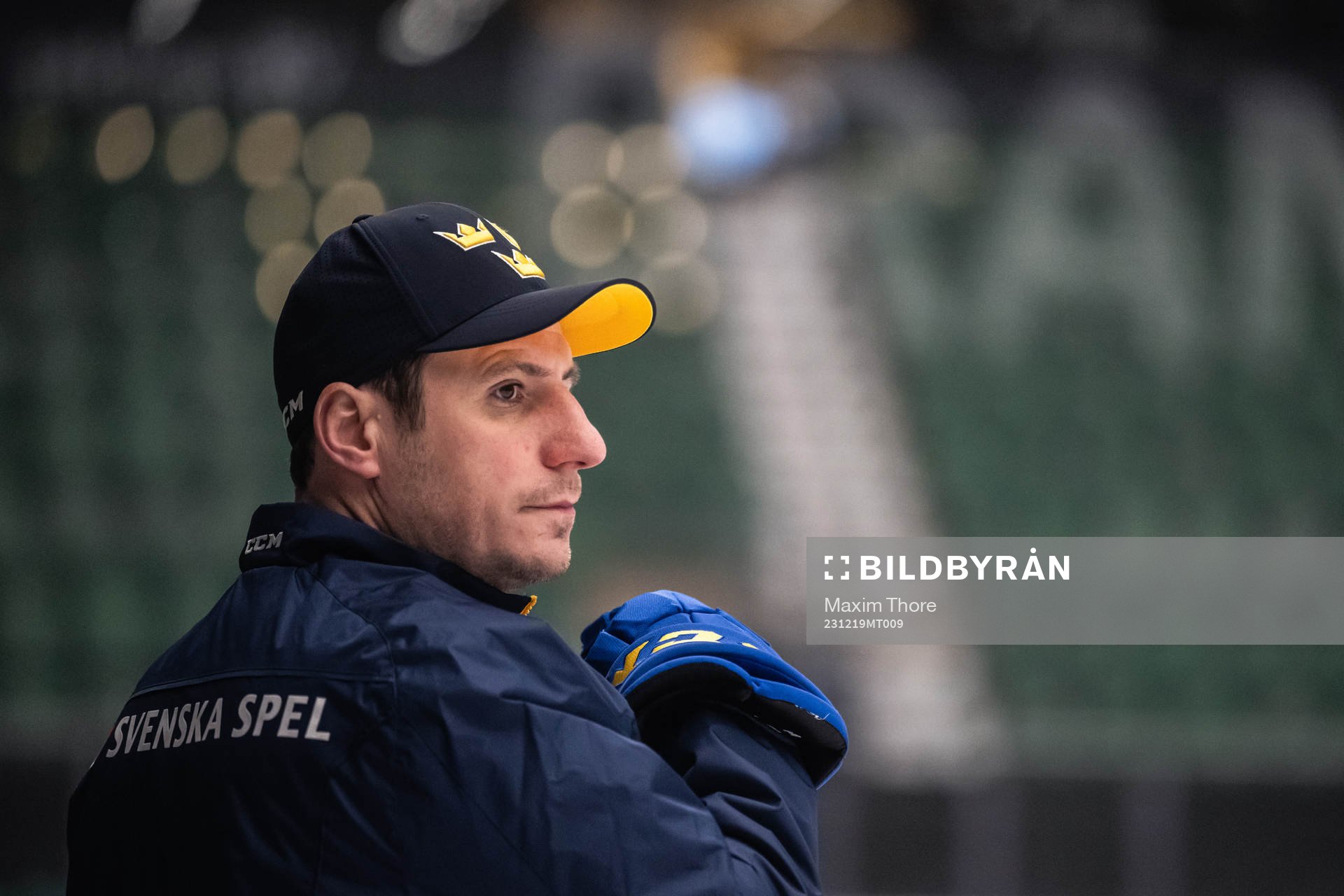 Assistant coach Alexander Steen of the Swedish under-20