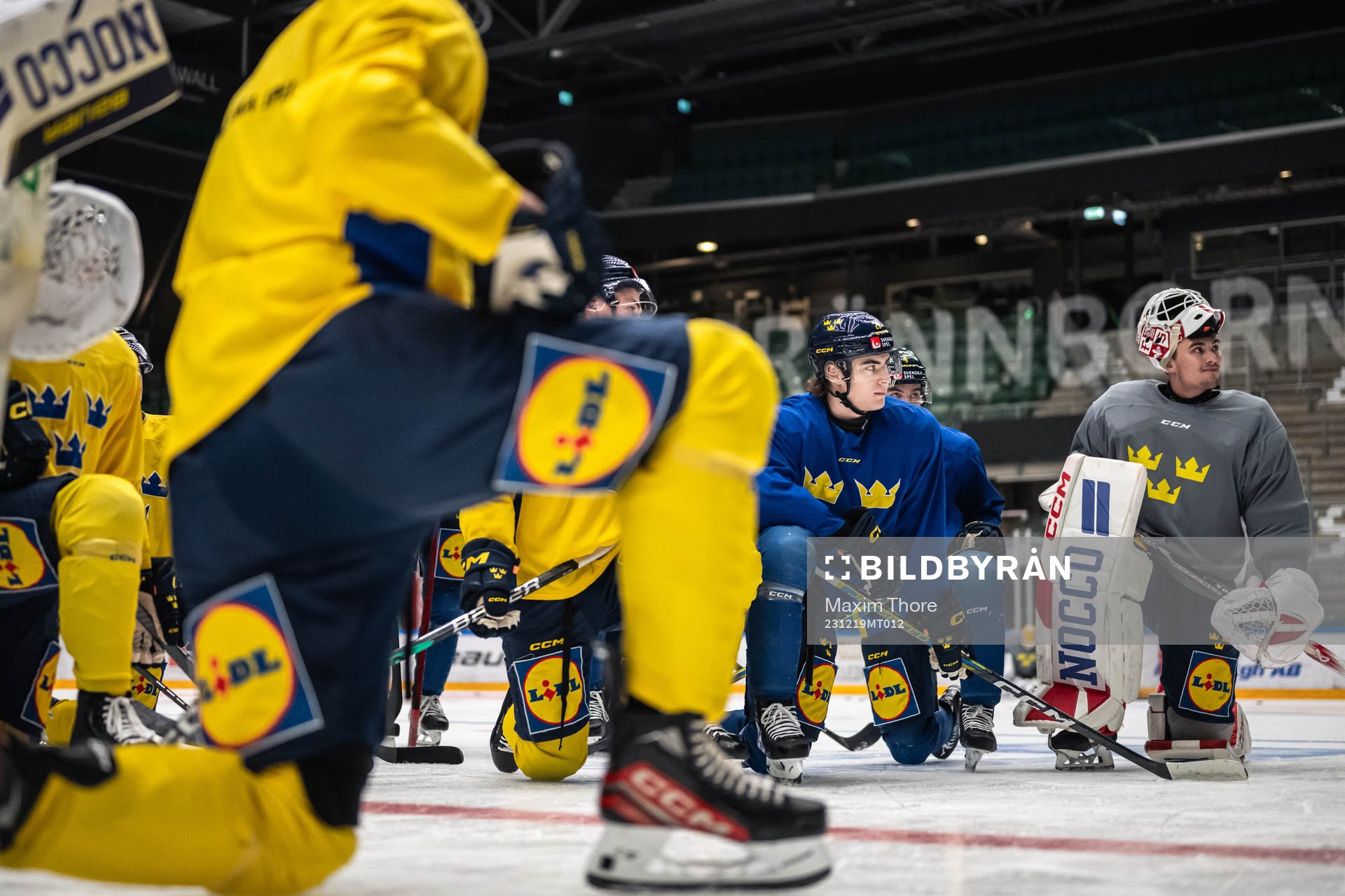 Liam Öhgren of the Swedish under-20 national ice hockey