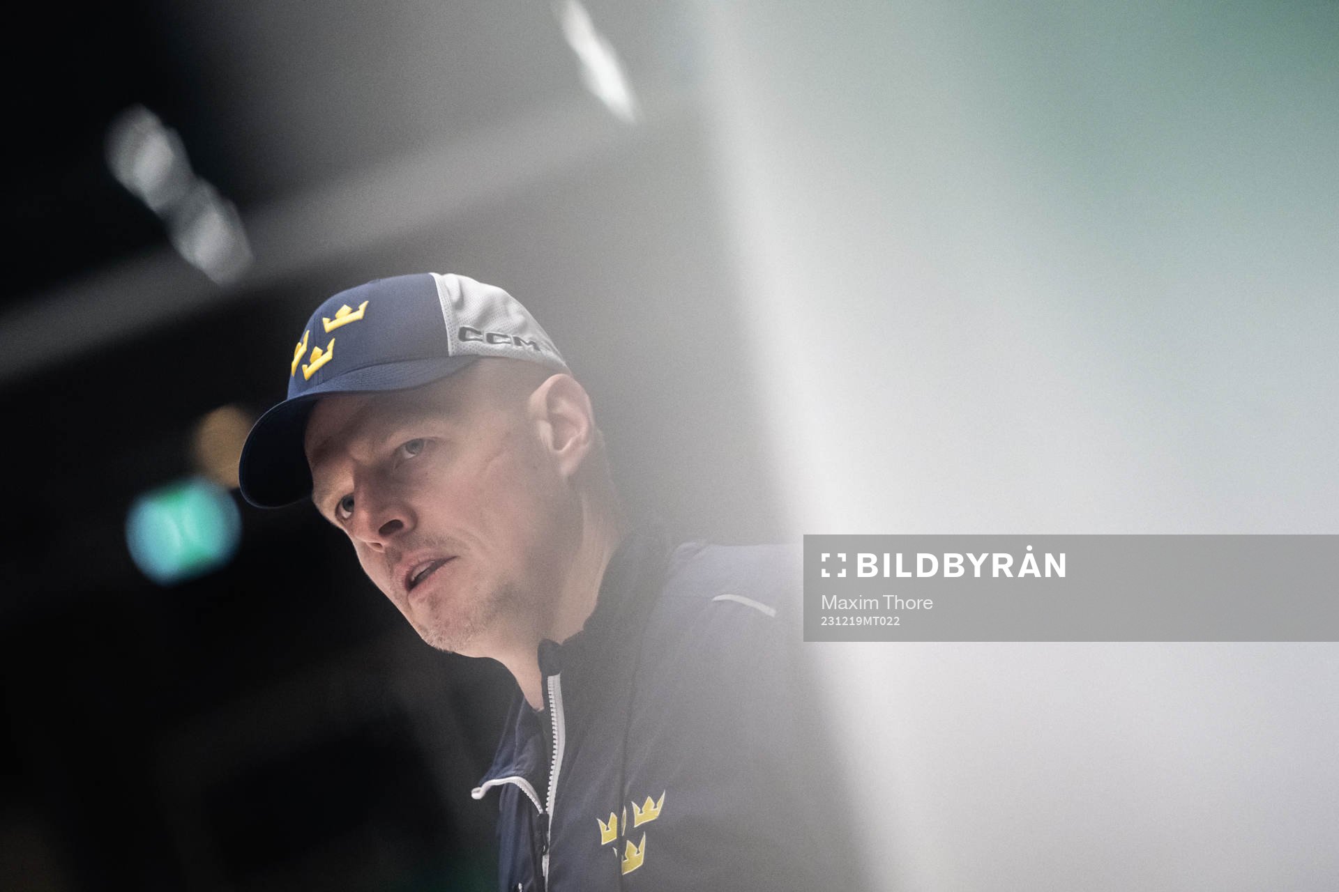 Head coach Magnus Hävelidof the Swedish under-20 national
