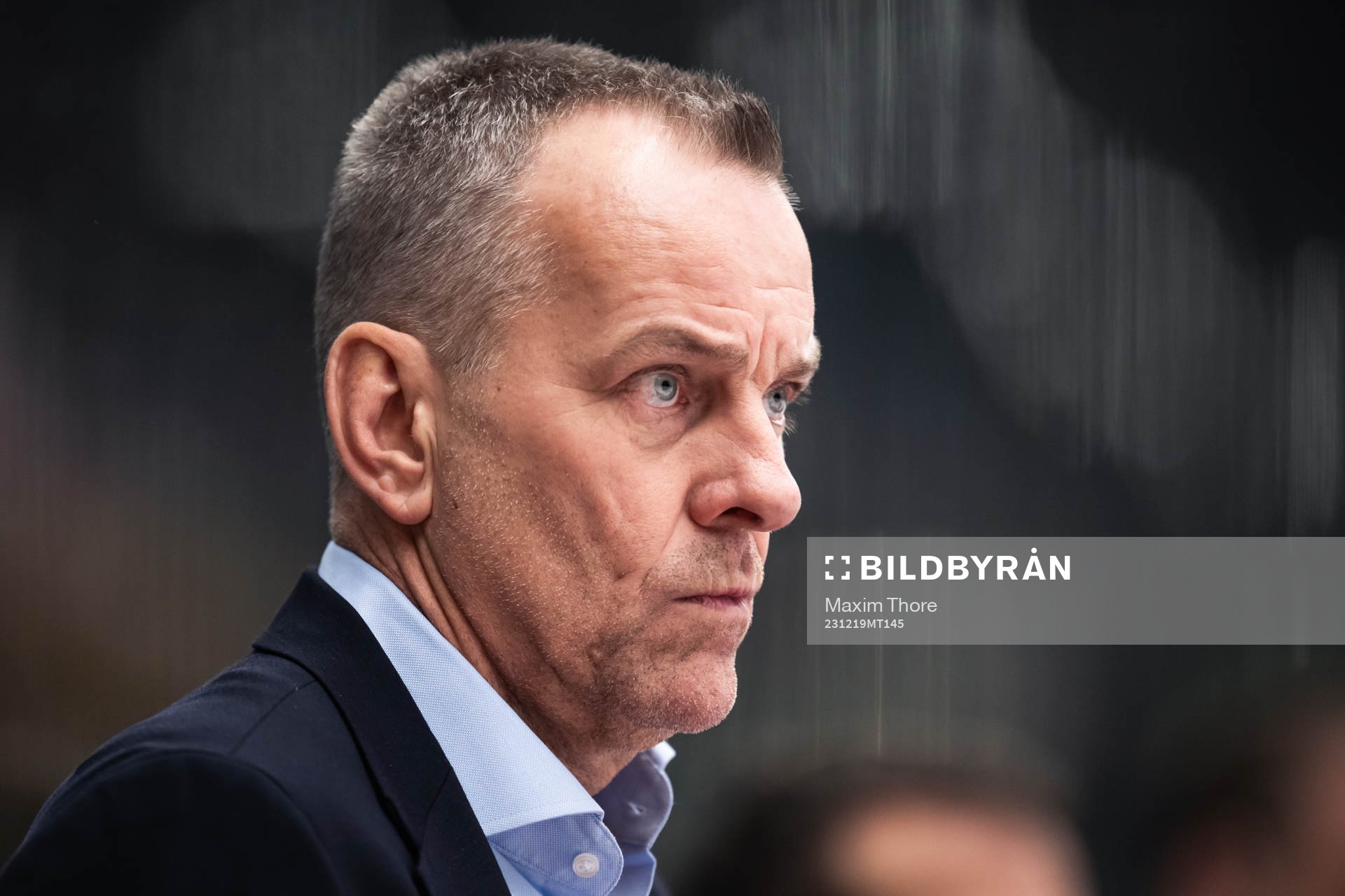 Assistant coach Tommy Albelin of Switzerland