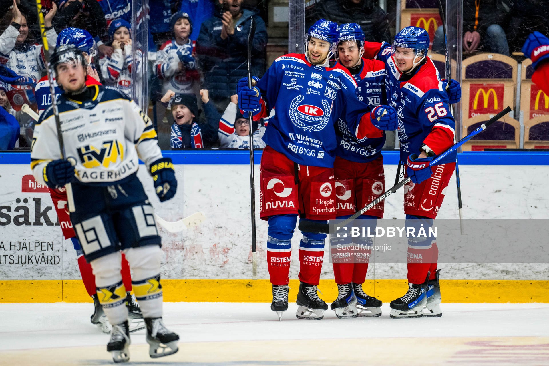 Oskarshamns Ahti Oksanen jublar