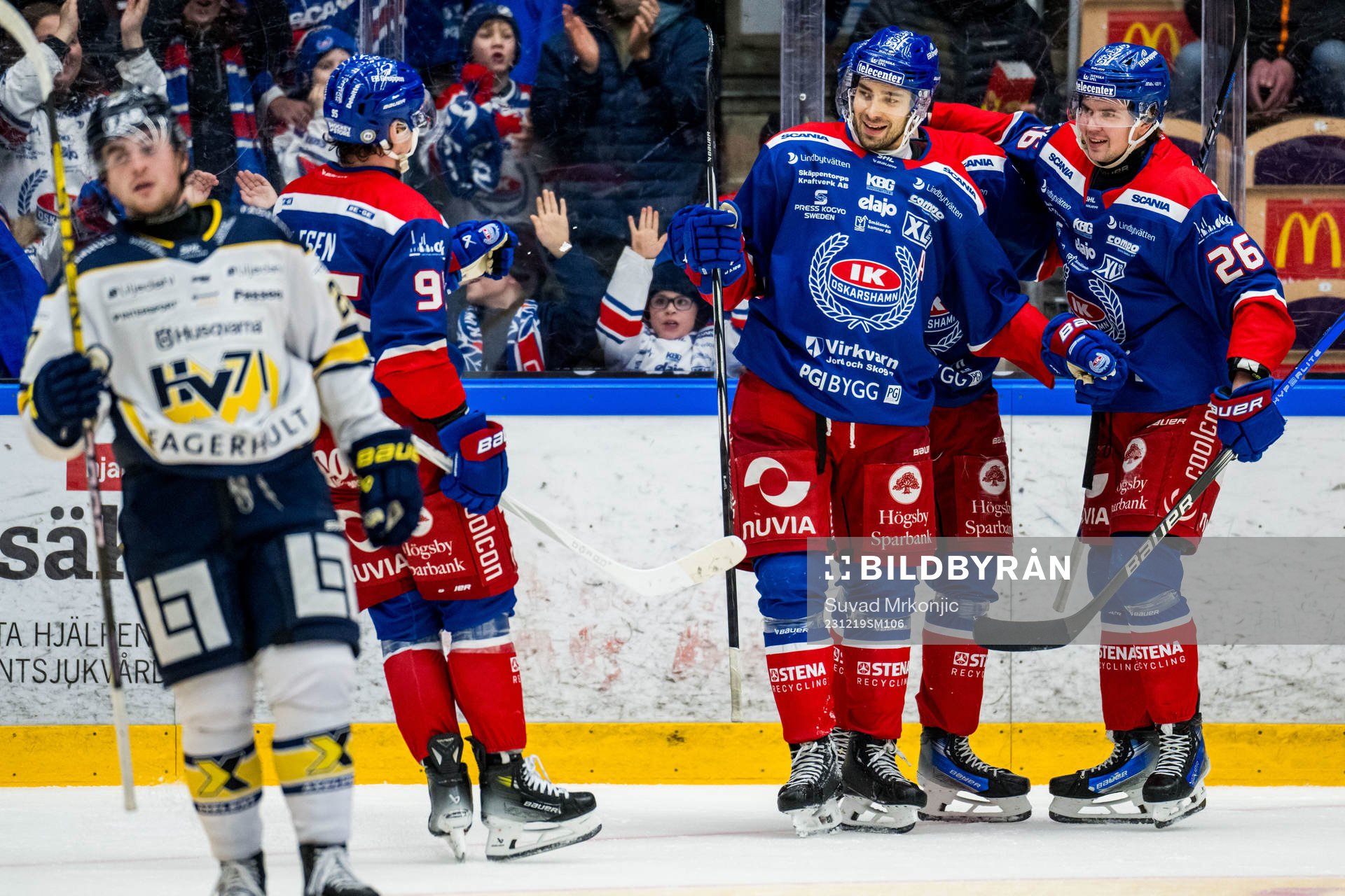 Oskarshamns Ahti Oksanen jublar