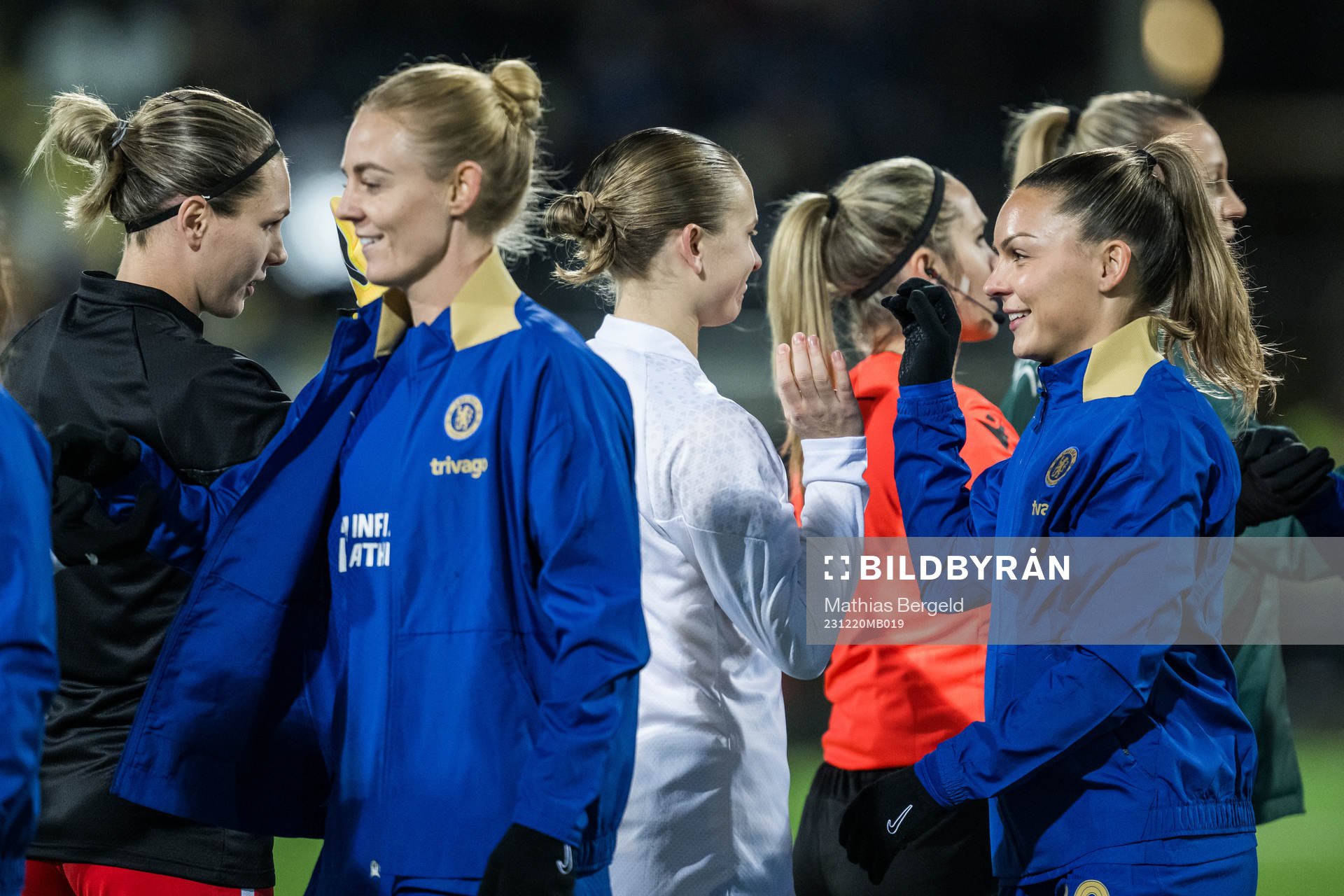 Johanna Rytting Kaneryd of Chelsea, Jennifer Falk and