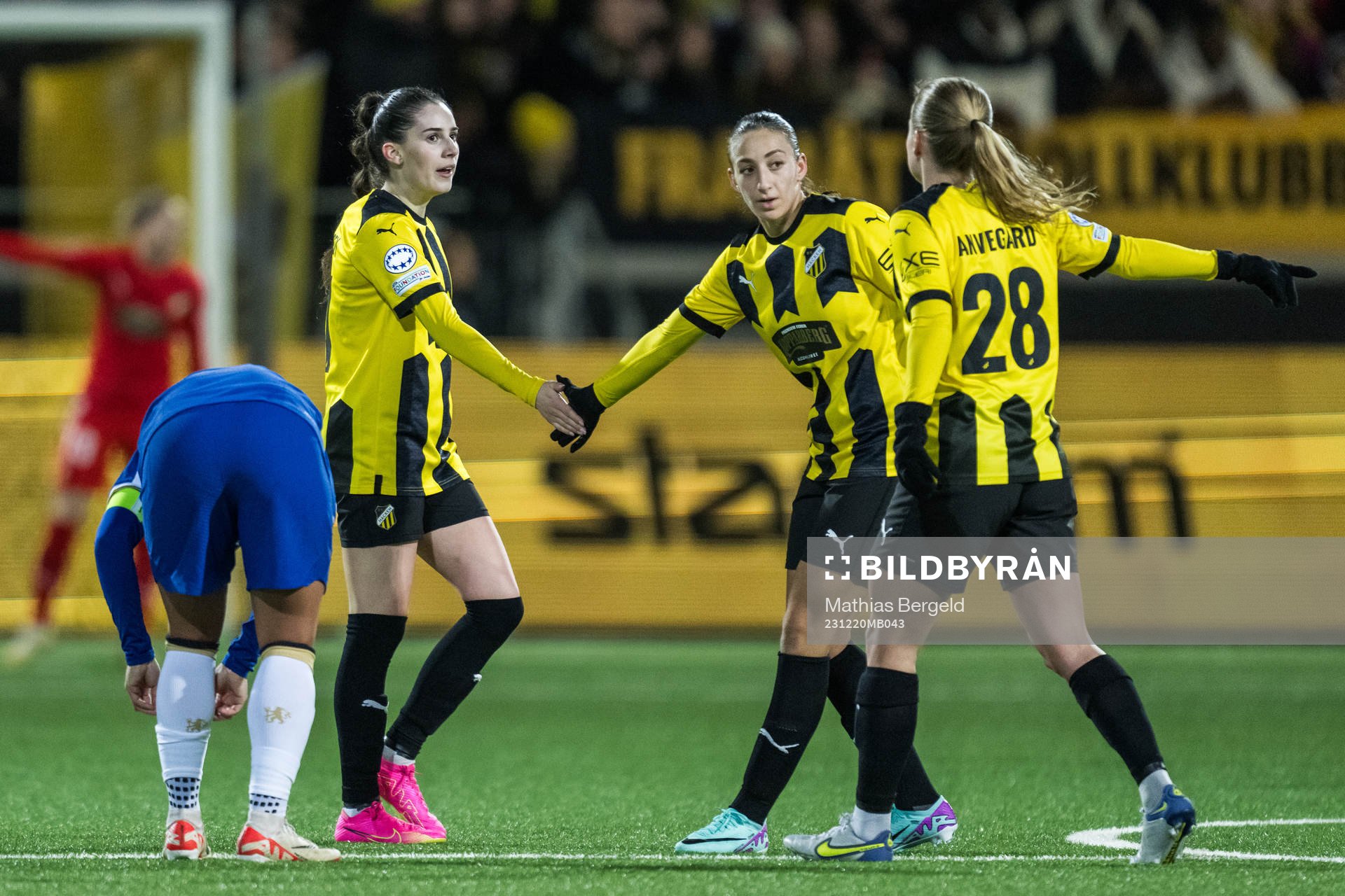 Clarissa Larisey, Rusul Rosa Kafaji, and Anna Anvegård of