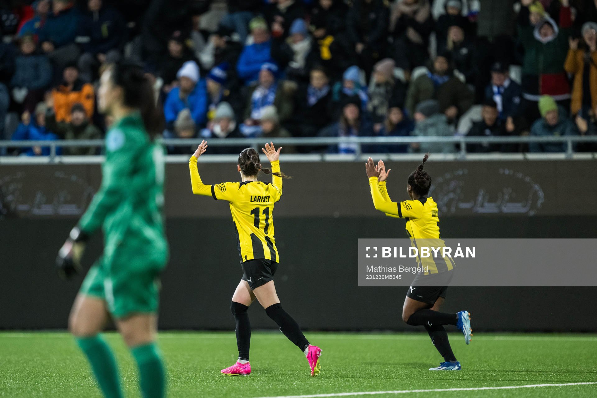 Clarissa Larisey of Häcken celebrates