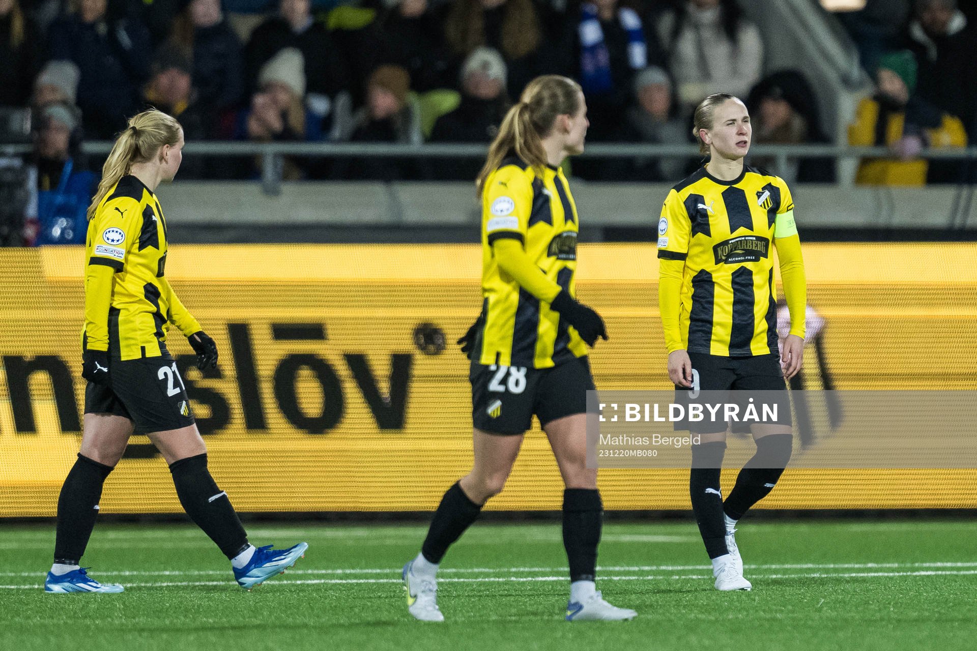 Johanna Fossdalsá Sørensen, Anna Anvegård, and Filippa
