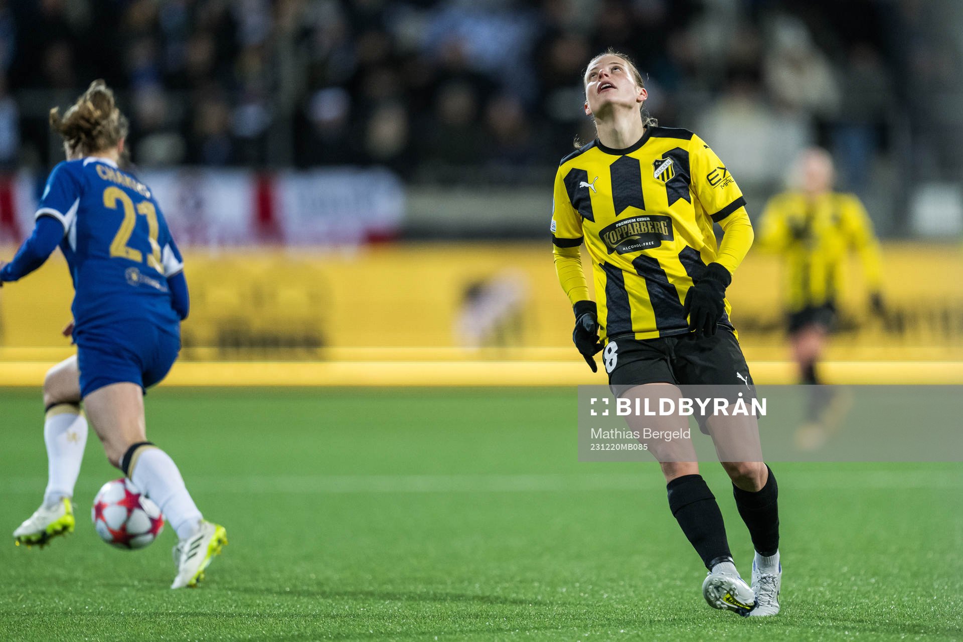 Anna Anvegård of Häcken looks dejected