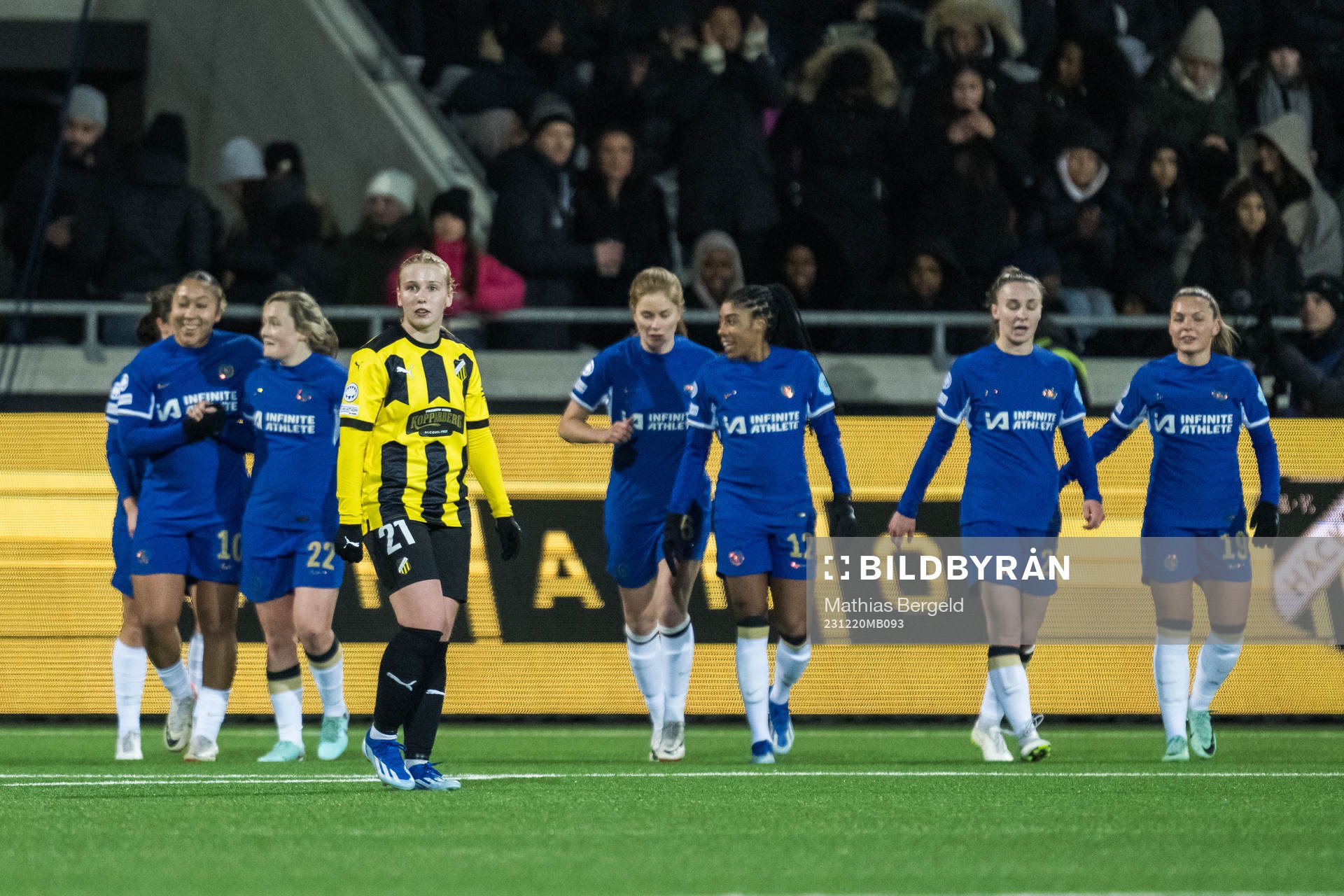Johanna Fossdalsá Sørensen of Häcken looks dejected