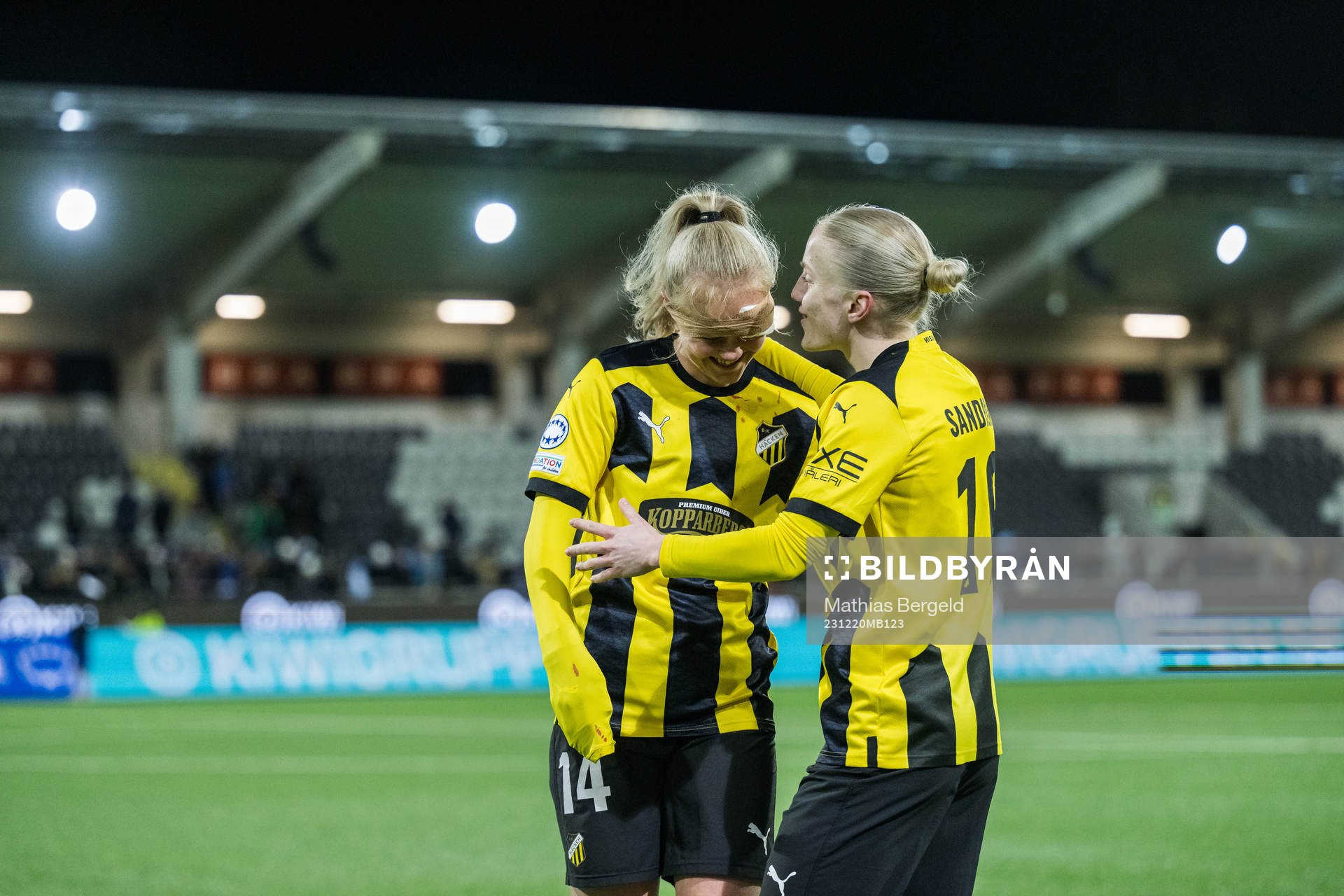 Molly Johansson and Anna Sandberg of Häcken