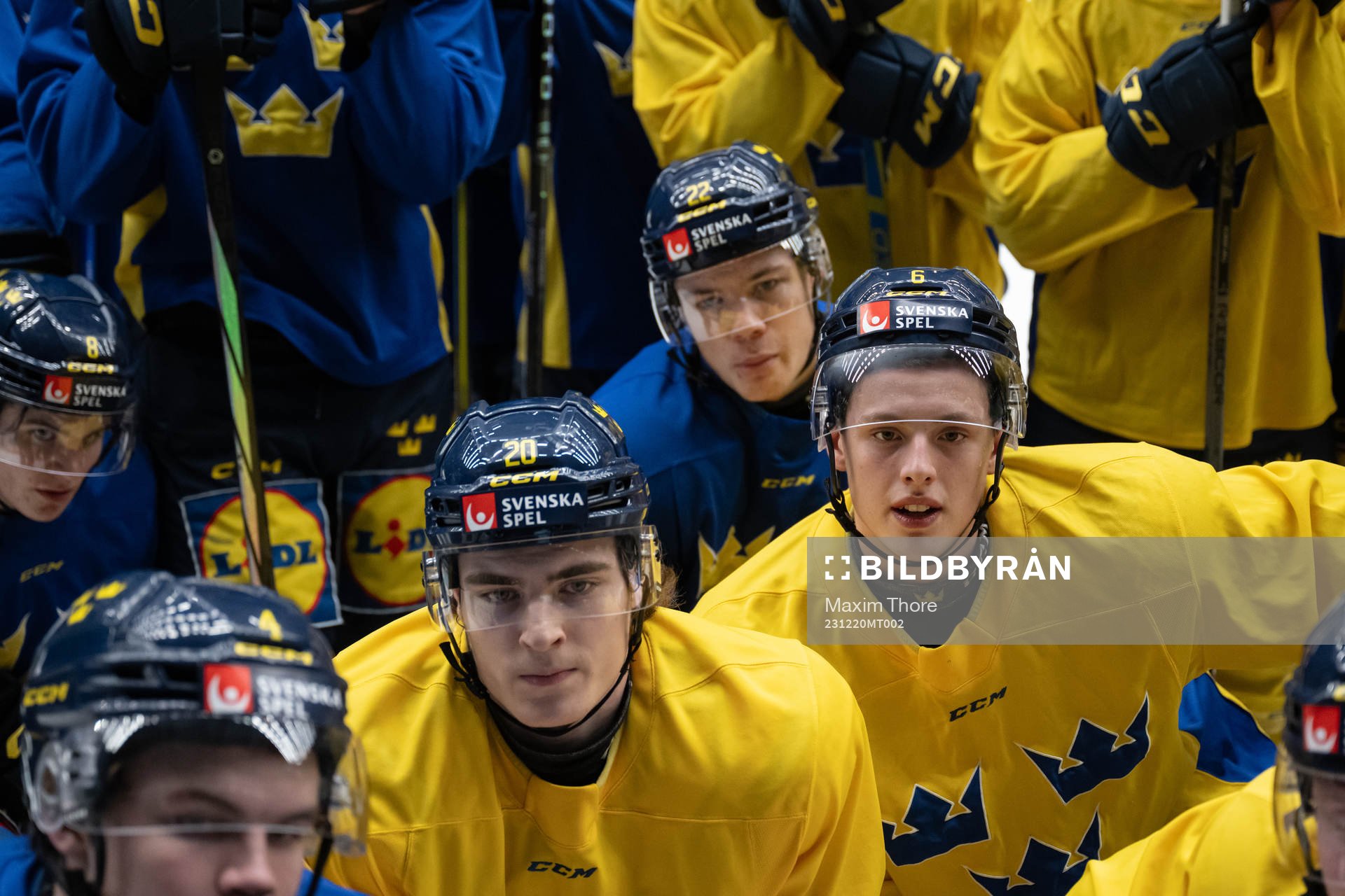 Liam Öhgren, Anton Wahlberg and Anton Johansson of the