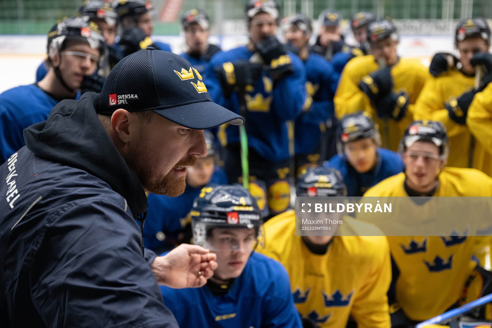 Assistant coach Gereon Dahlgren of the Swedish under-20