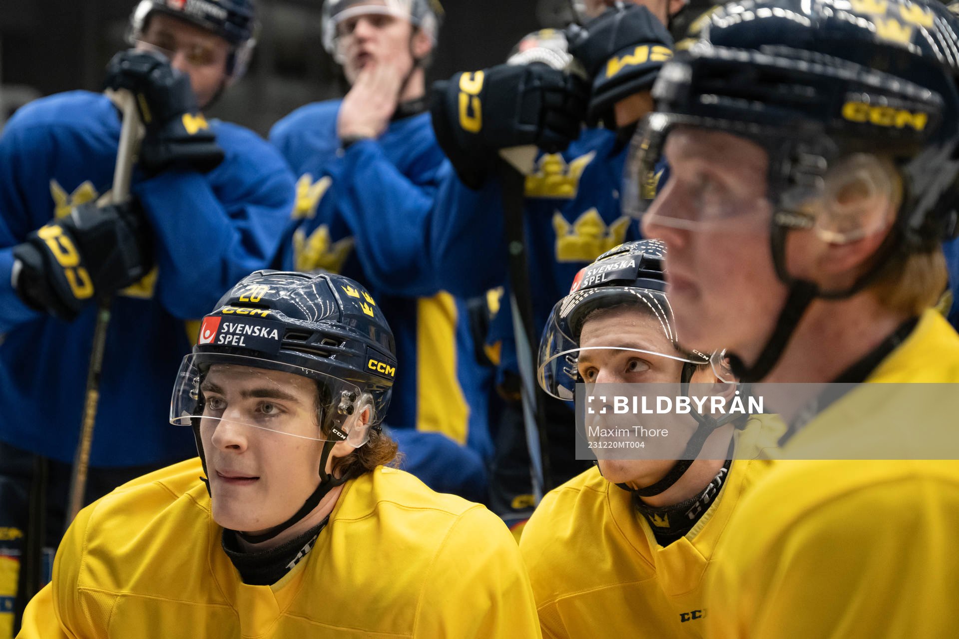 Liam Öhgren and Anton Johansson of the Swedish under-20